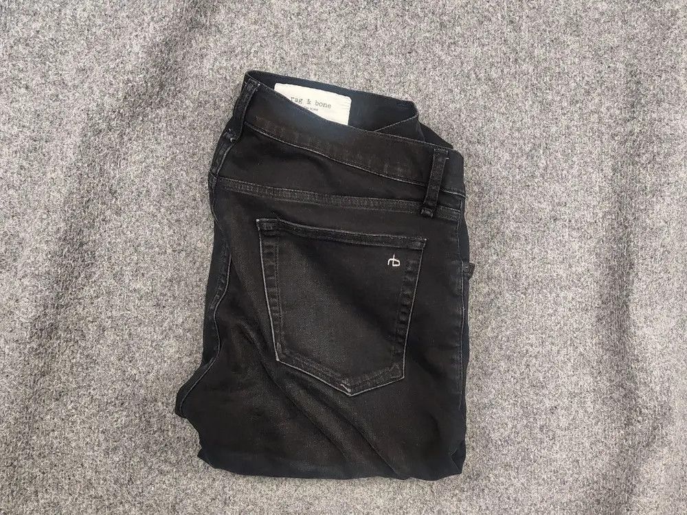 Rag & Bone Rag & Bone New York Design Black Washed Denim Jeans Vintage Size US 32 / EU 48 - 1 Thumbnail