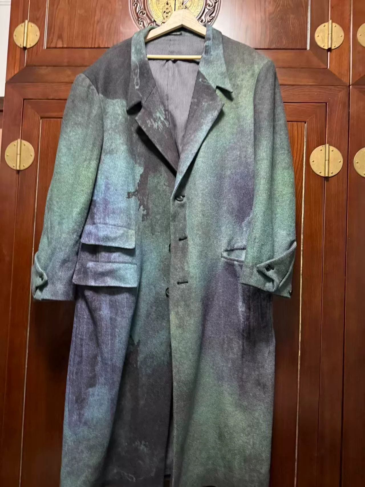 Yohji Yamamoto Yohji Yamamoto Watercolor Coat Size US L / EU 52-54 / 3 - 1 Thumbnail