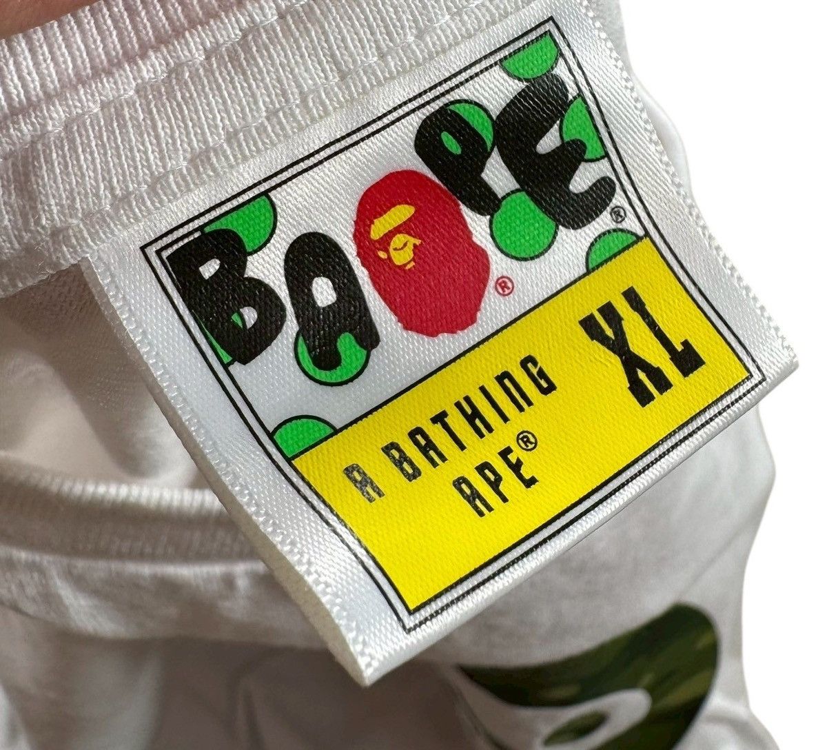 Bape BAPE Milo Greencamo T-shirts White Size US XL / EU 56 / 4 - 3 Thumbnail