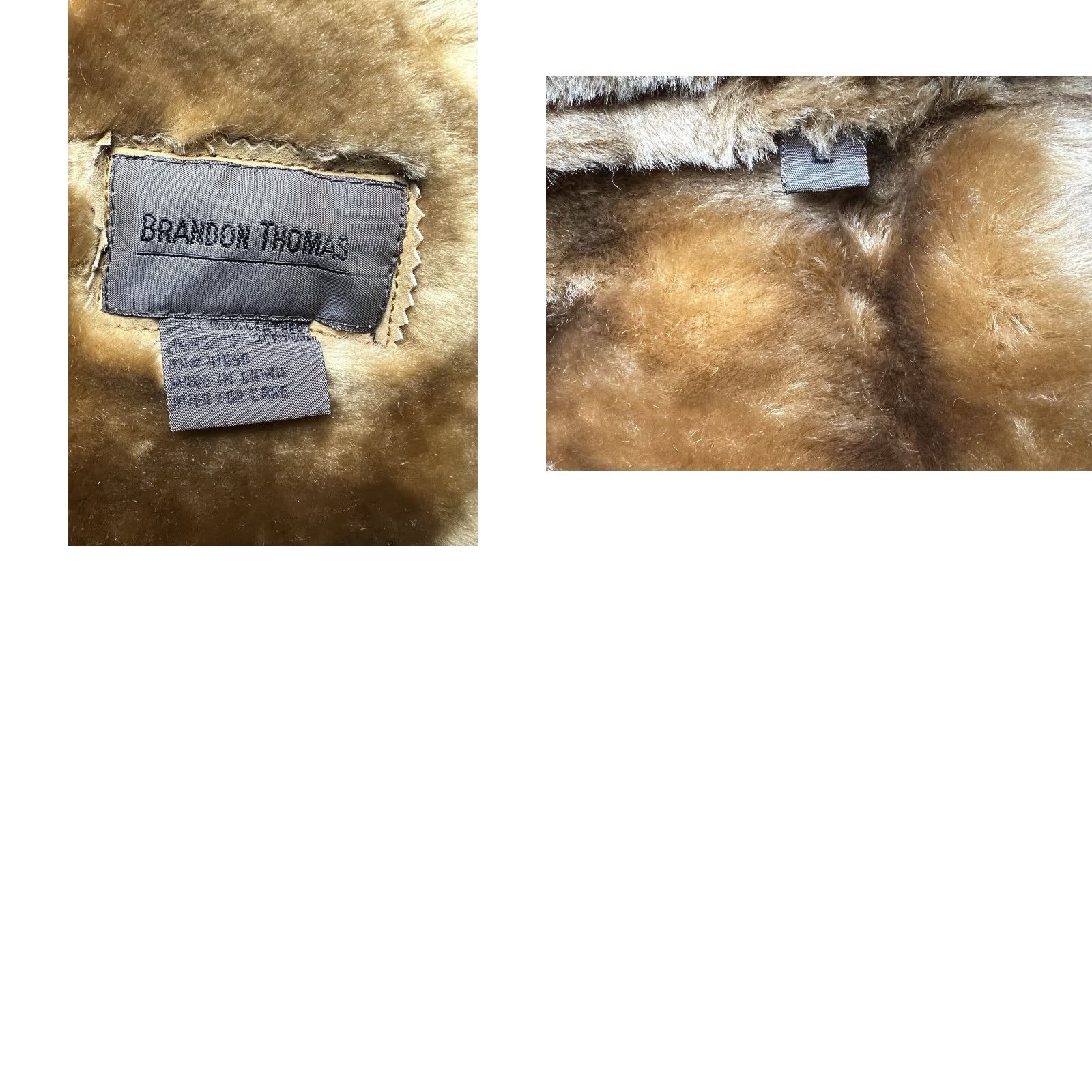 Vintage Brandon Thomas Women's Tan Suede Leather Trench Coat SOFT Faux Fur Lined L Size L / US 10 / IT 46 - 8 Thumbnail