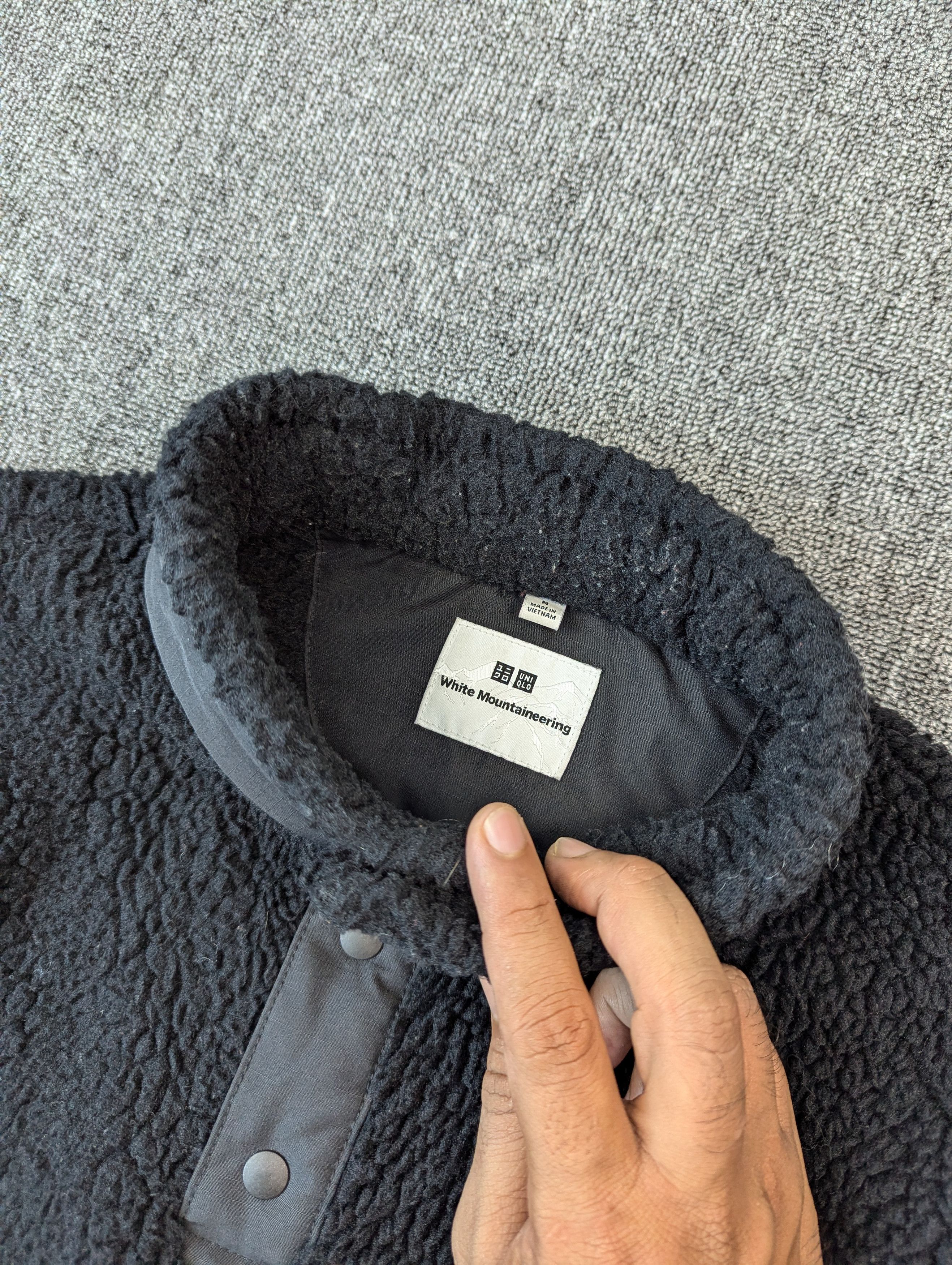 Uniqlo × White Mountaineering Uniqlo White Mountaineering Fleece Sherpa Sweater Jacket Size US M / EU 48-50 / 2 - 7 Thumbnail