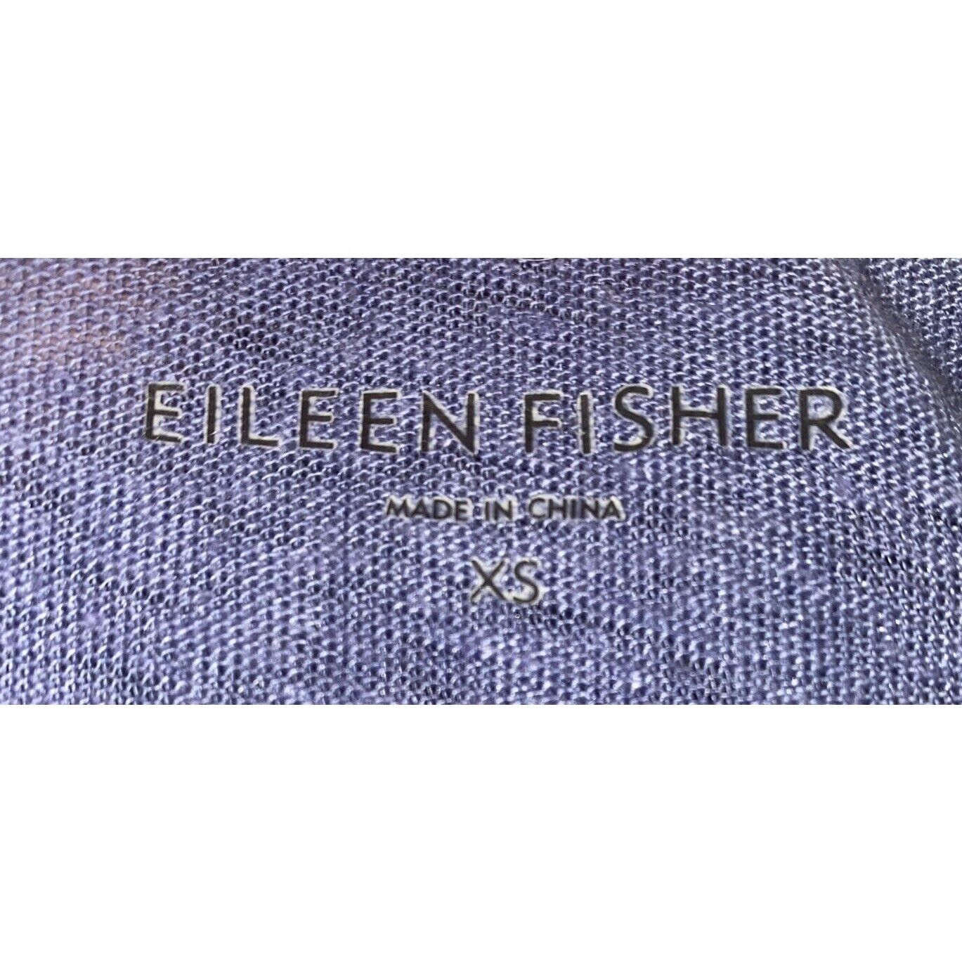 Eileen Fisher EILEEN FISHER Top Size XS Blue Womens 3/4 Sleeve Oversized Size XS / US 0-2 / IT 36-38 - 5 Thumbnail