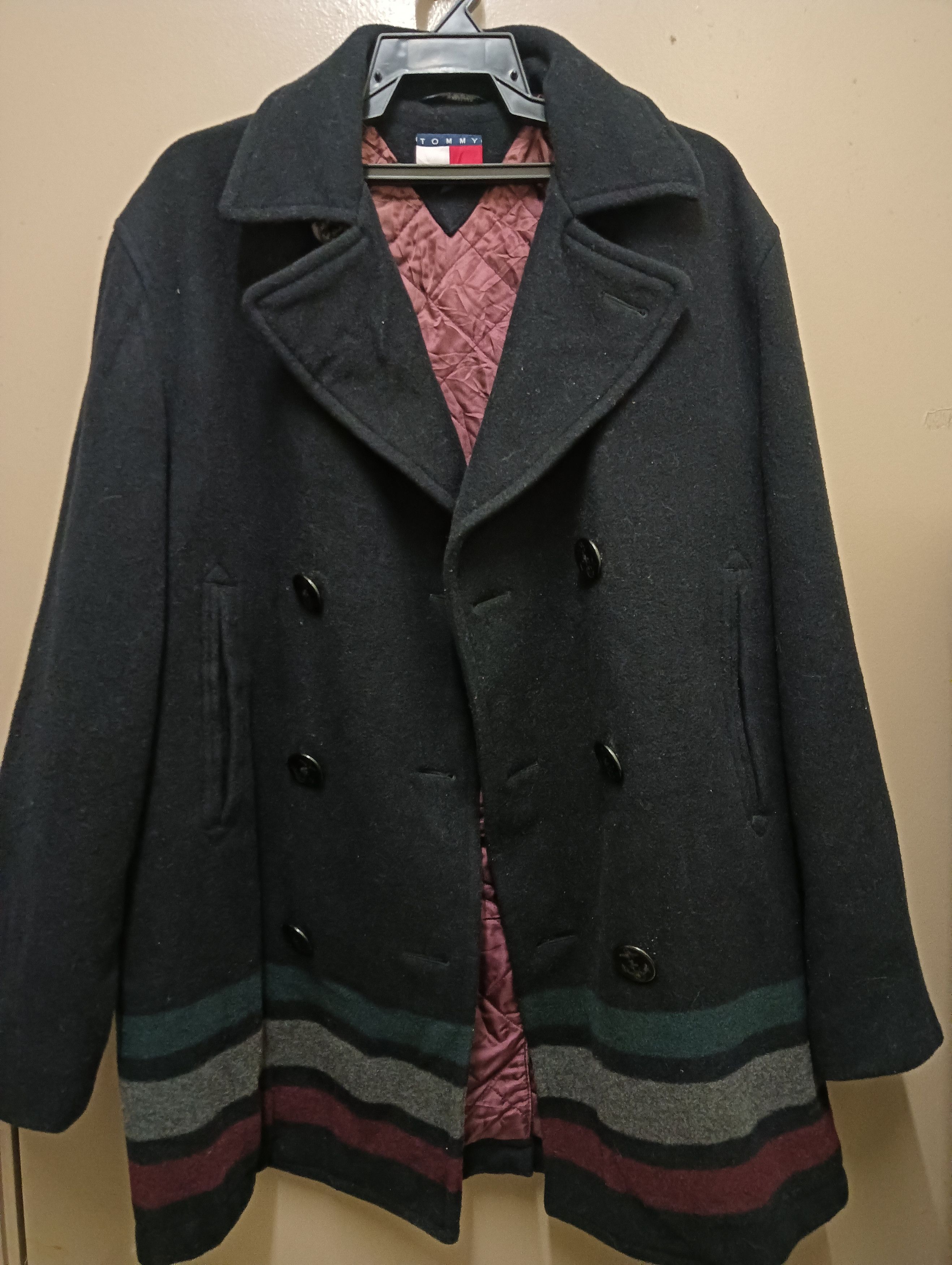 Classic Tommy Hilfiger Double-Breasted Wool Coats