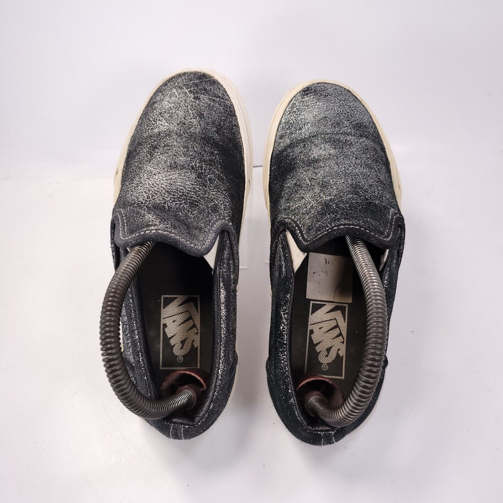 Vans Vans Off the Wall Shoe Womens Size 6 Mens 4.5 TB9C Black Size US 6 / IT 36 - 4 Thumbnail