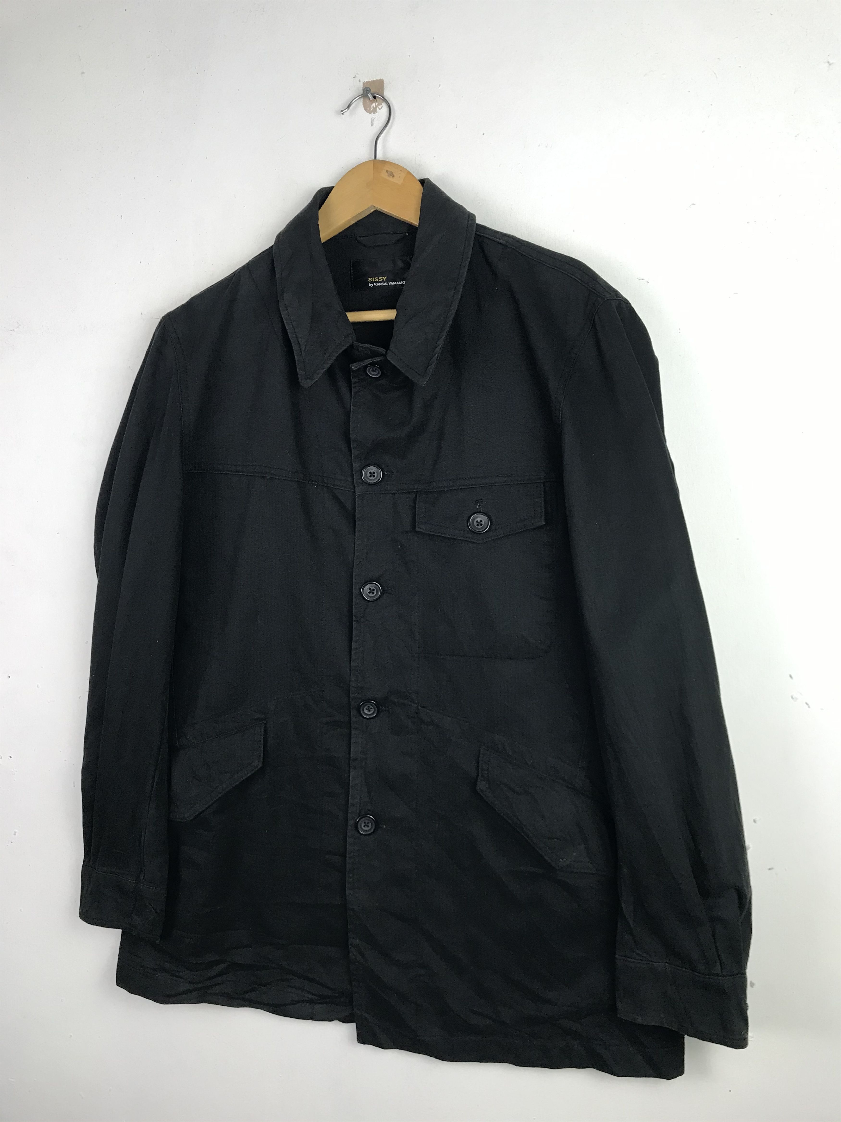 Japanese Brand Vintage Rare Design Kansai Yamamoto Buttons Ups Jacket Size US L / EU 52-54 / 3 - 8 Thumbnail