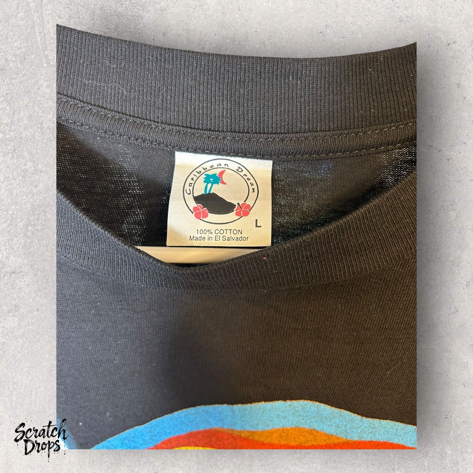 Other UK Vtg American Thunder T-Shirt Single Stitch Black Size Large Size US L / EU 52-54 / 3 - 5 Thumbnail