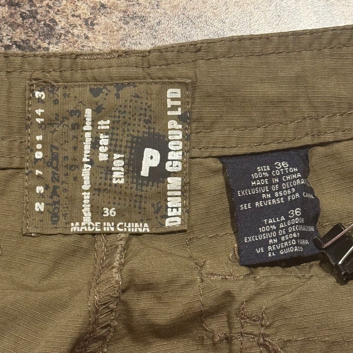 Other Paco Cargo Shorts Green 36 Y2K Skater Streetwear Ripstop Size US 36 / EU 52 - 3 Thumbnail