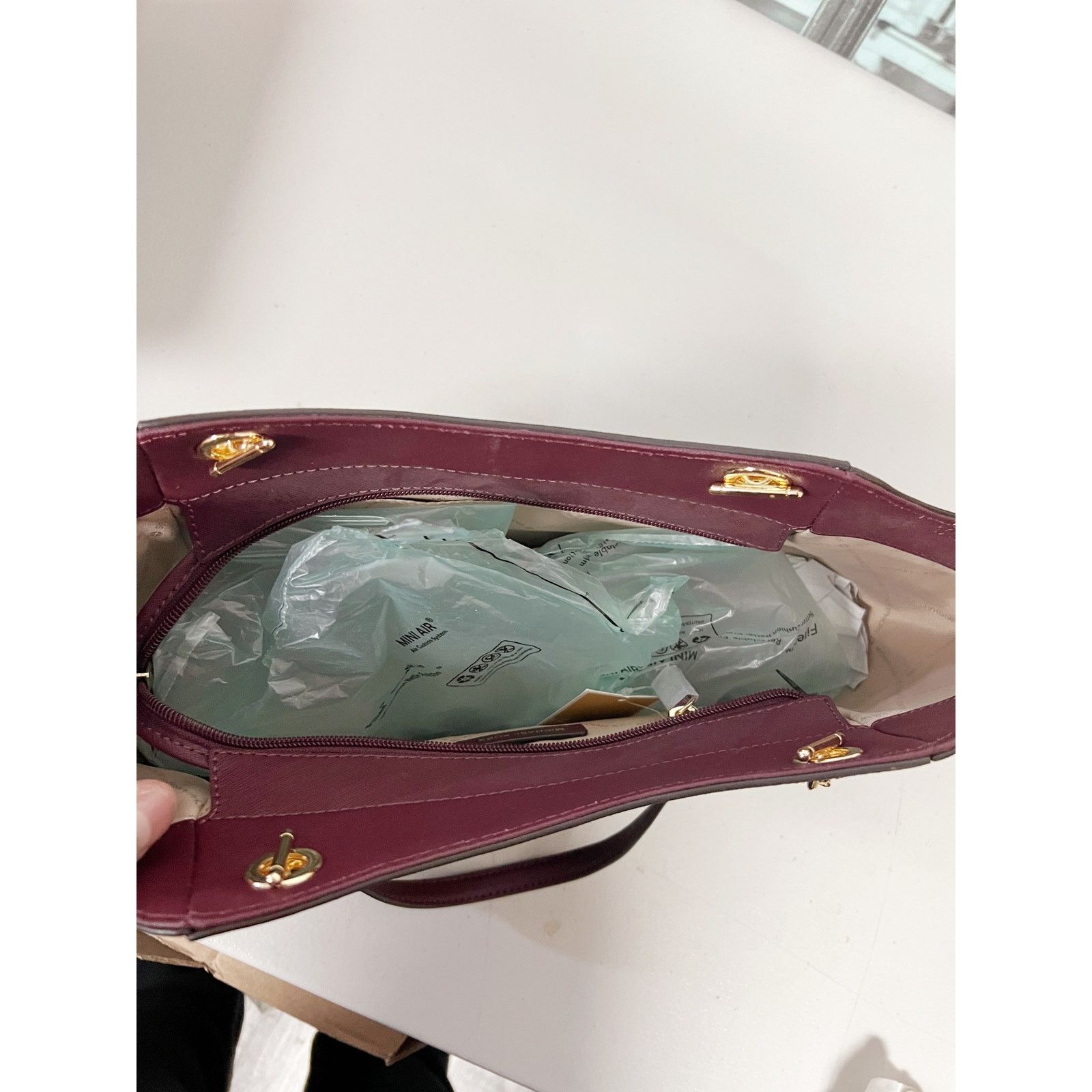Michael Kors Michael Kors 35T5GTVT3L Jet Set Large Saffiano Leather Bag Size ONE SIZE - 6 Thumbnail