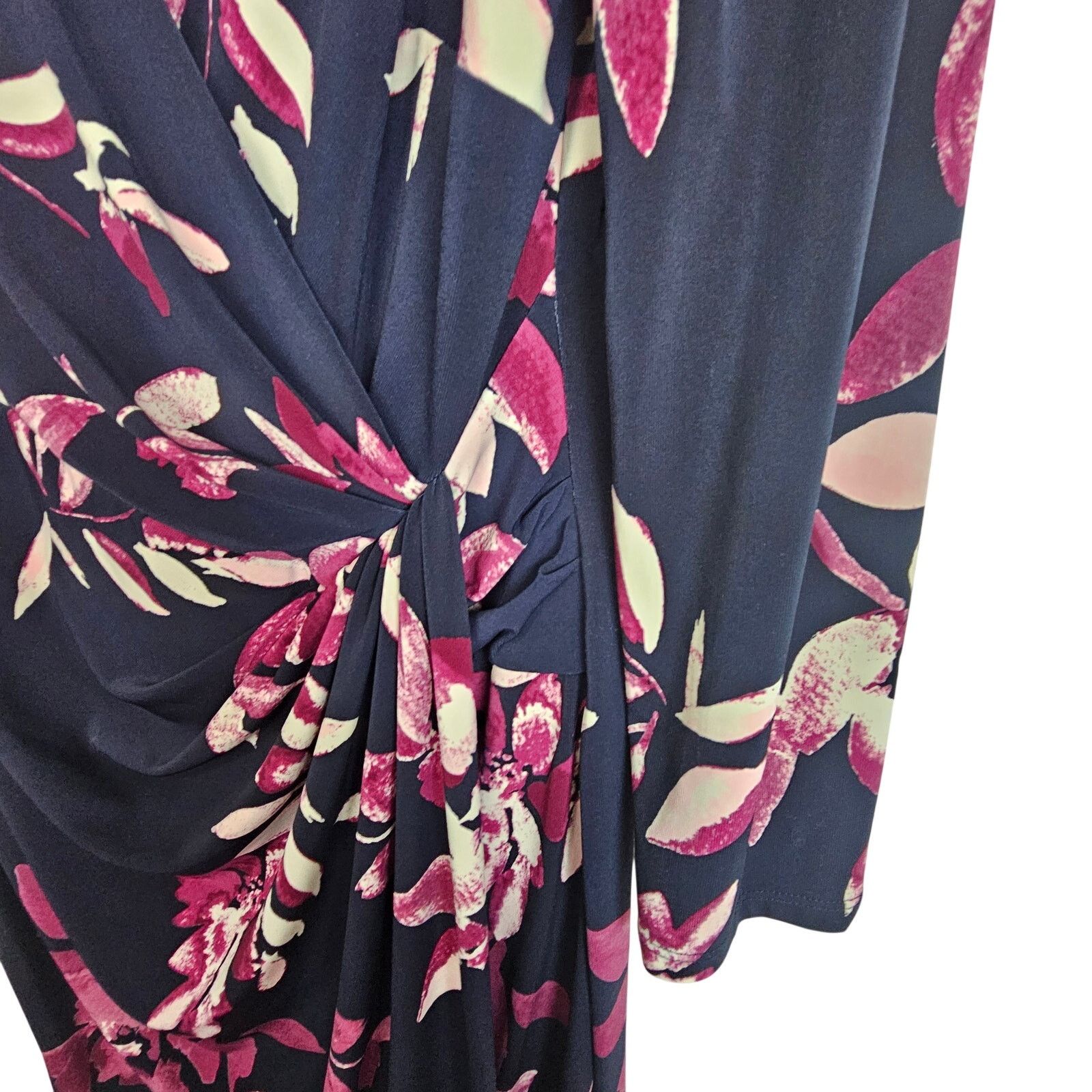 Lauren Ralph Lauren Lauren Ralph Lauren Women Floral Sheath Dress 10 Career Corp Size L / US 10 / IT 46 - 6 Thumbnail
