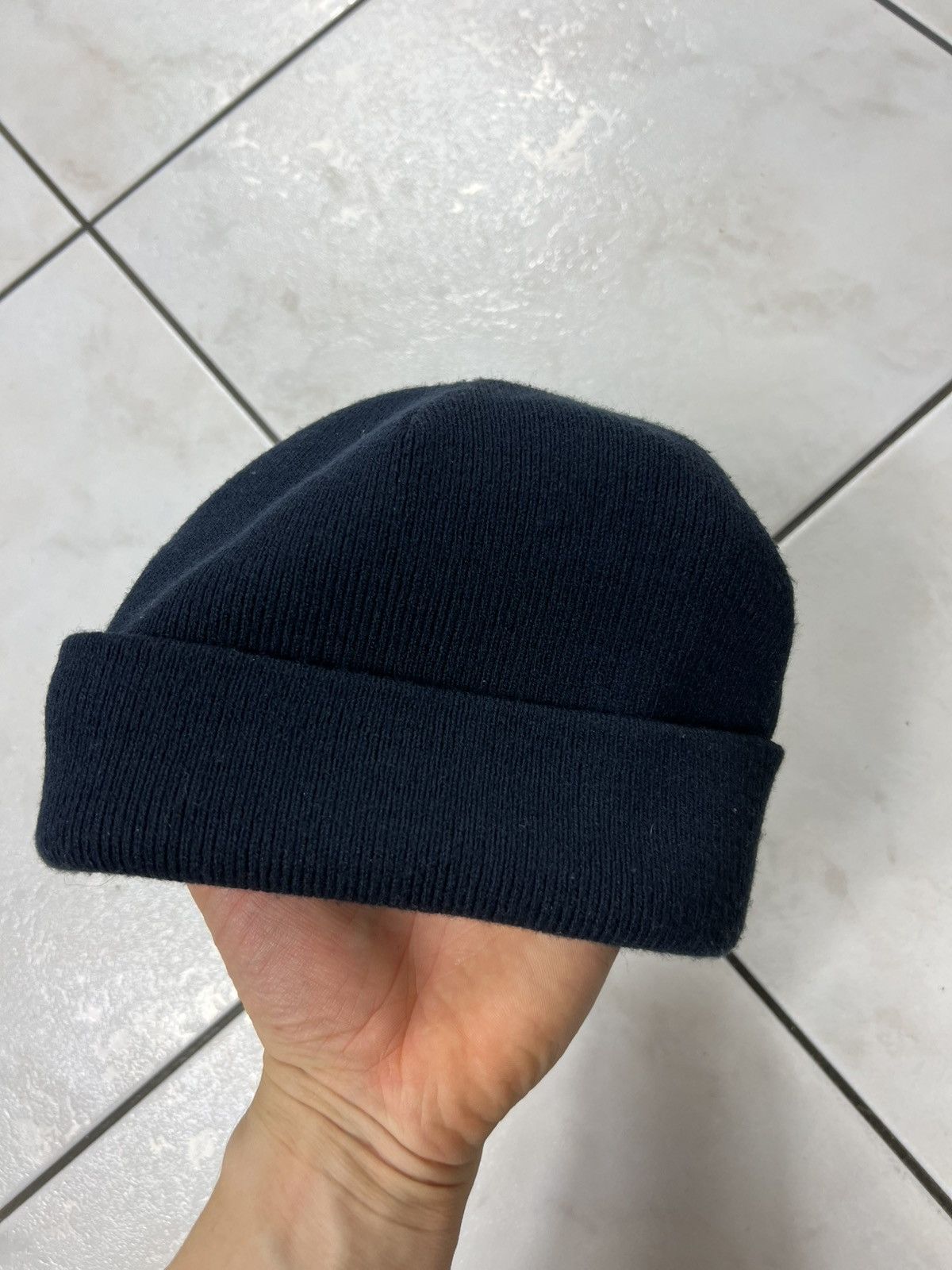 Carhartt Vintage Carhartt stratus hat low y2k knitted navy beanie hat Size ONE SIZE - 11 Thumbnail