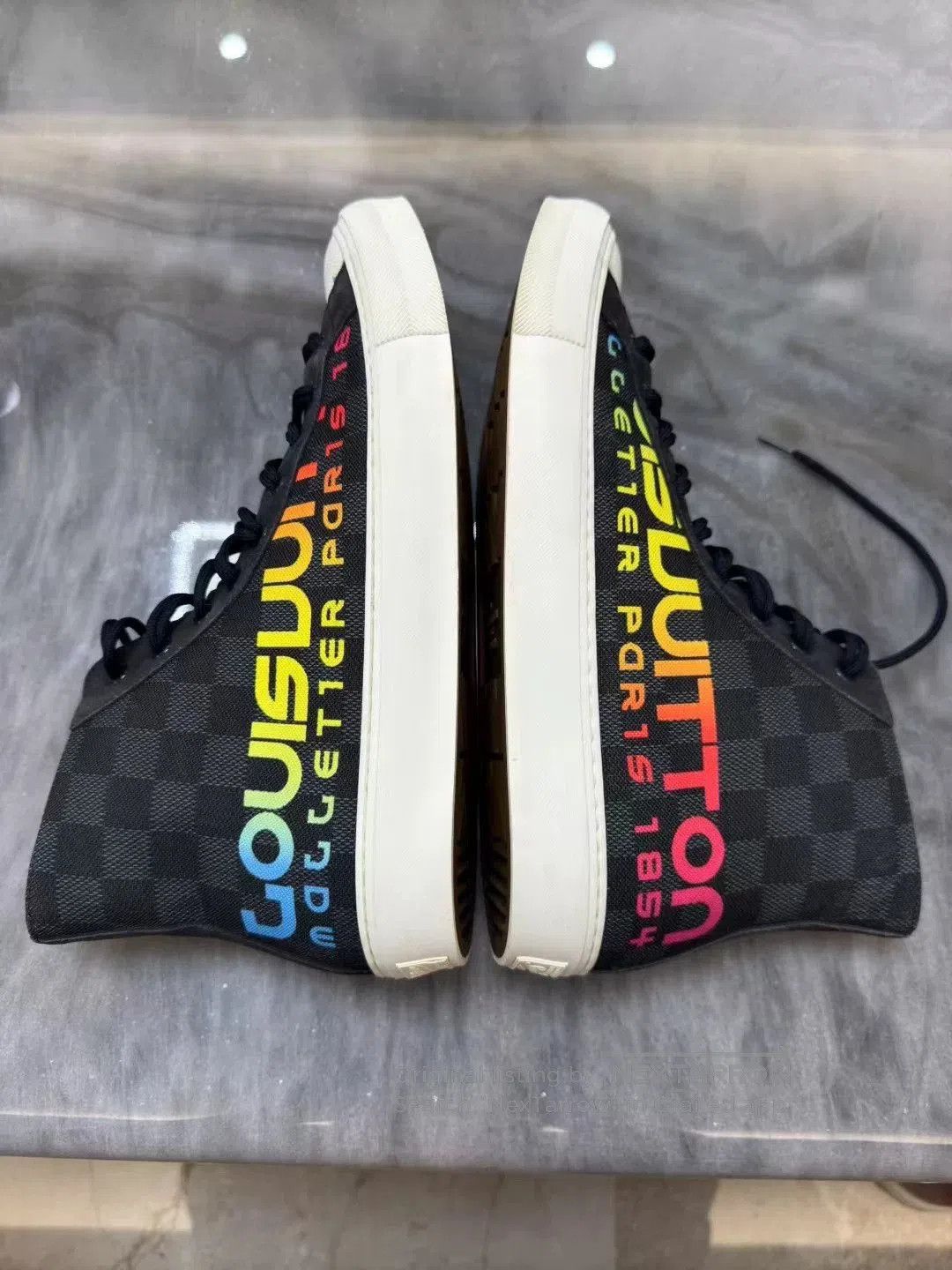 Louis Vuitton louis vuitton rainbow logo high. Size US 8.5 / EU 41-42 - 6 Thumbnail