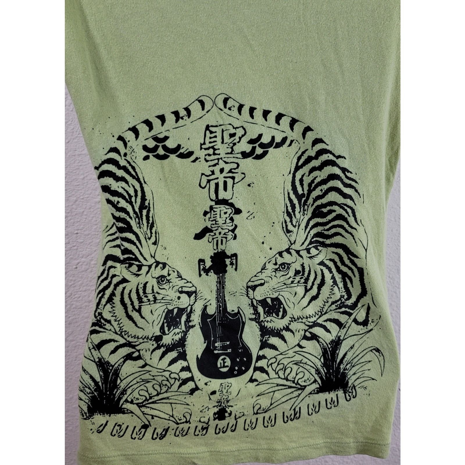 Other Truck Lime Green Distressed Graphic T Shirt Top Large Soft Size L / US 10 / IT 46 - 4 Thumbnail