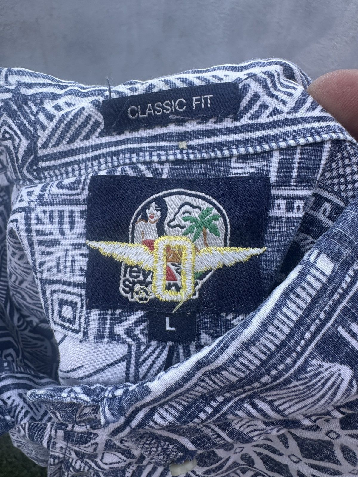 Reyn Spooner Reyn Spooner Blue "Oregon Duck" Hawaiian Print Men's L Size US L / EU 52-54 / 3 - 5 Thumbnail
