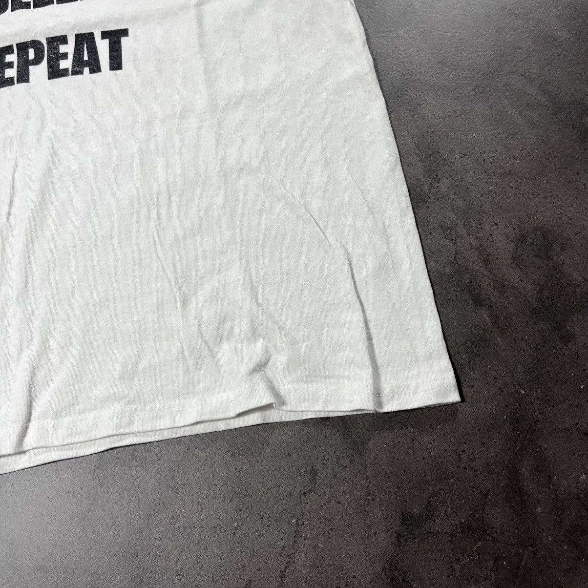 Japanese Brand Vintage Y2K Humor Caricature Tee Tshirt Eat Jerk Off Sleep Size US M / EU 48-50 / 2 - 5 Thumbnail