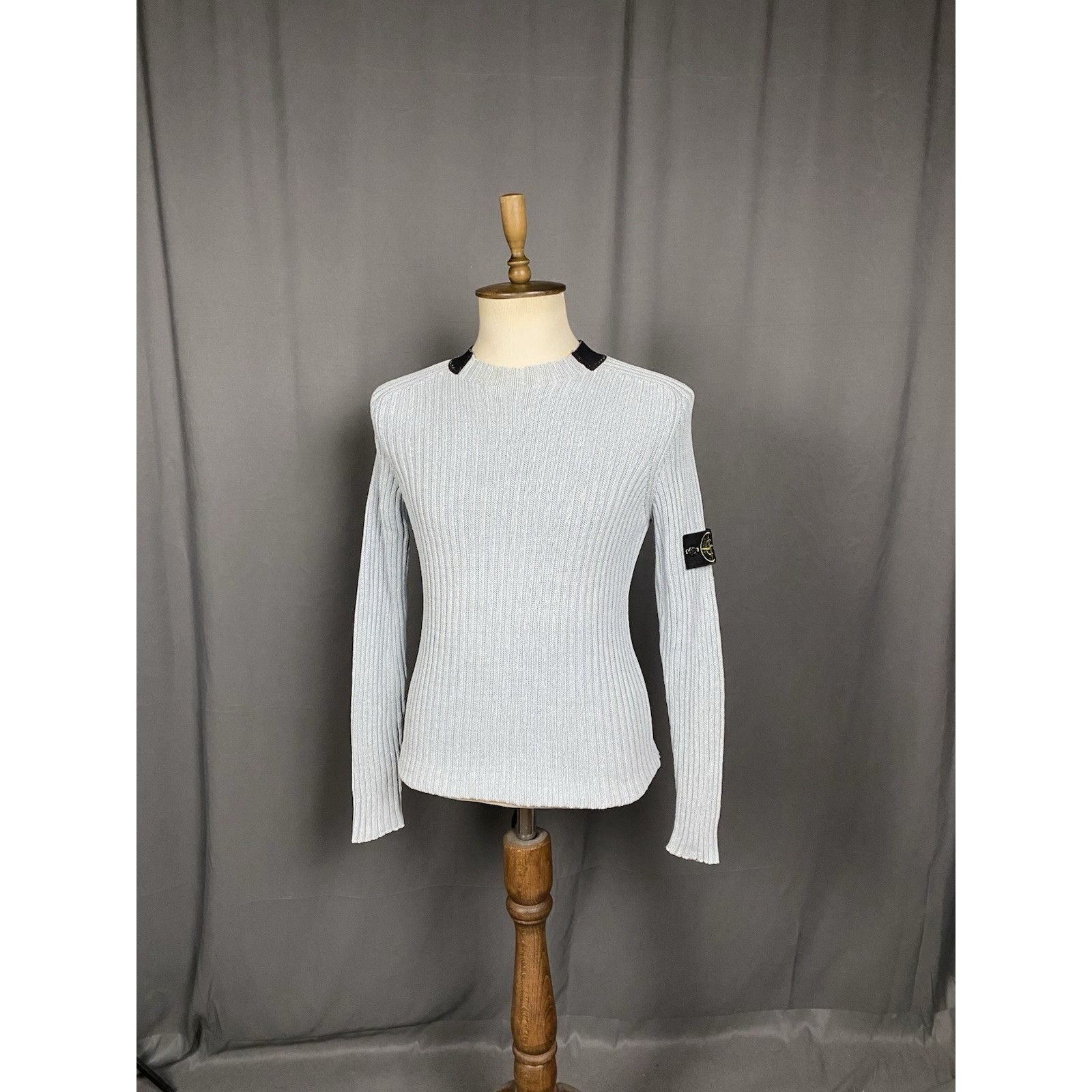 Stone Island Stone Island Vintage Men's Blue Crewneck Knitted Sweater Siz Size US S / EU 44-46 / 1 - 6 Thumbnail
