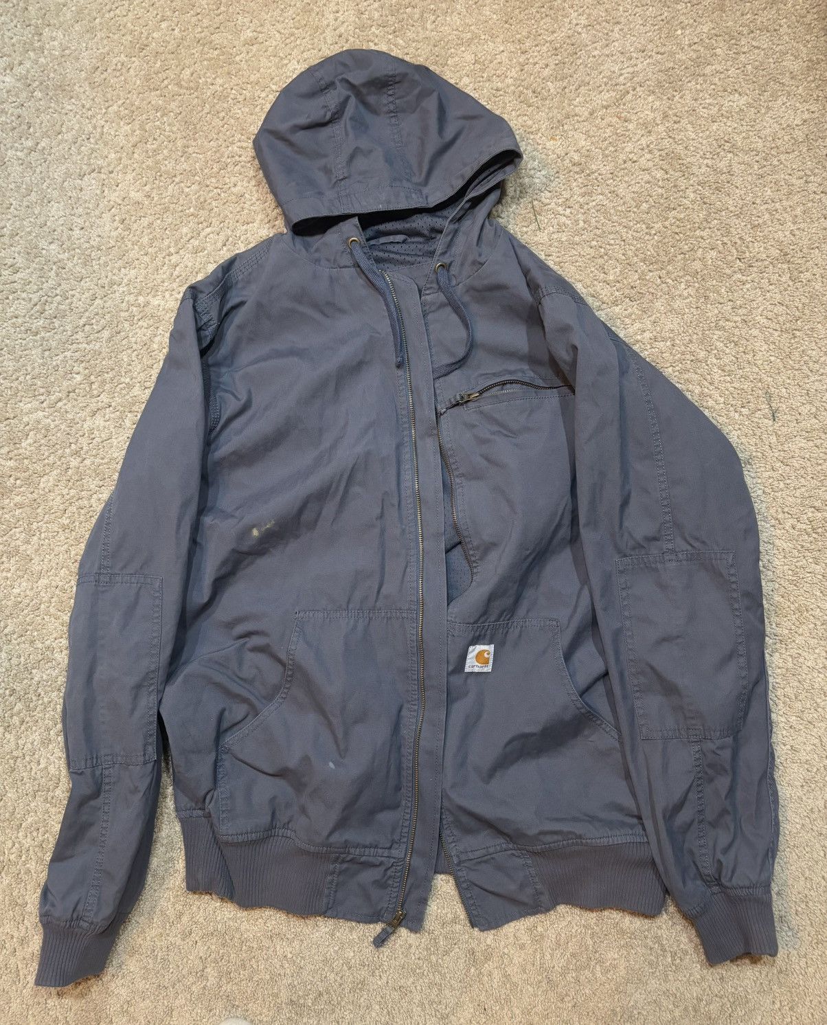Carhartt Navy Blue Carhartt Bomber Jacket Size US L / EU 52-54 / 3 - 1 Thumbnail