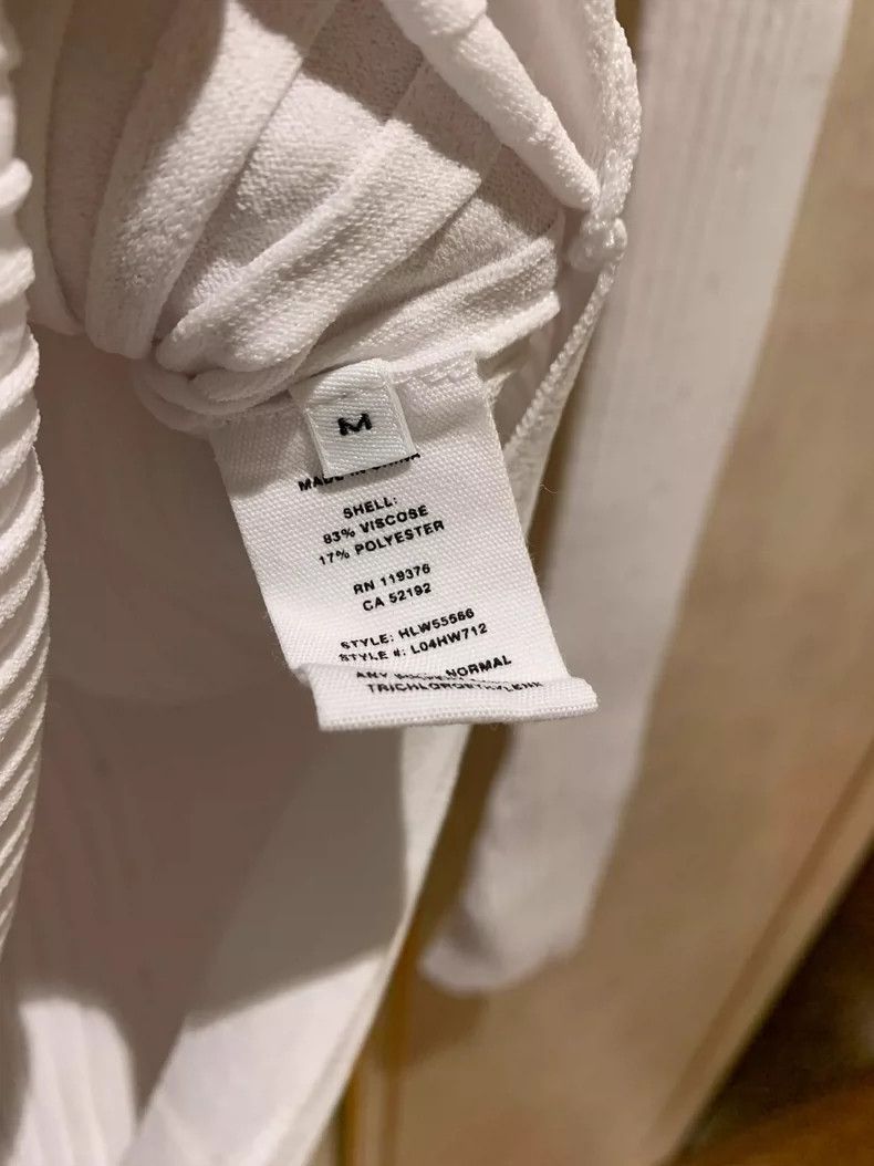 Helmut Lang HELMUT LANG White knit top Size M / US 6-8 / IT 42-44 - 6 Thumbnail