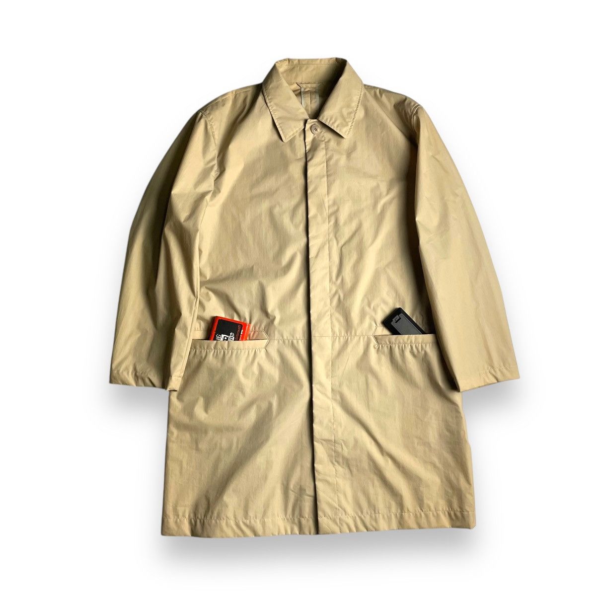Andre Courreges × Courreges × Vintage COURREGES HOMME PARIS HIDDEN BUTTON UP LONG JACKET Size US L / EU 52-54 / 3 - 1 Thumbnail