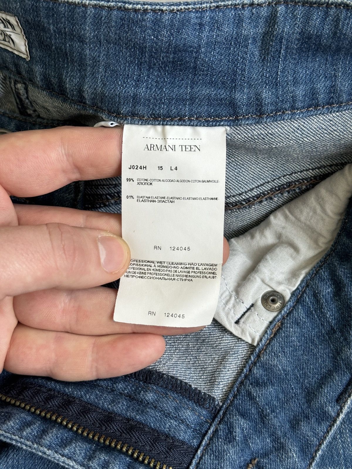 Armani Armani Jeans Denim Pants Straight Size US 28 / EU 44 - 11 Thumbnail