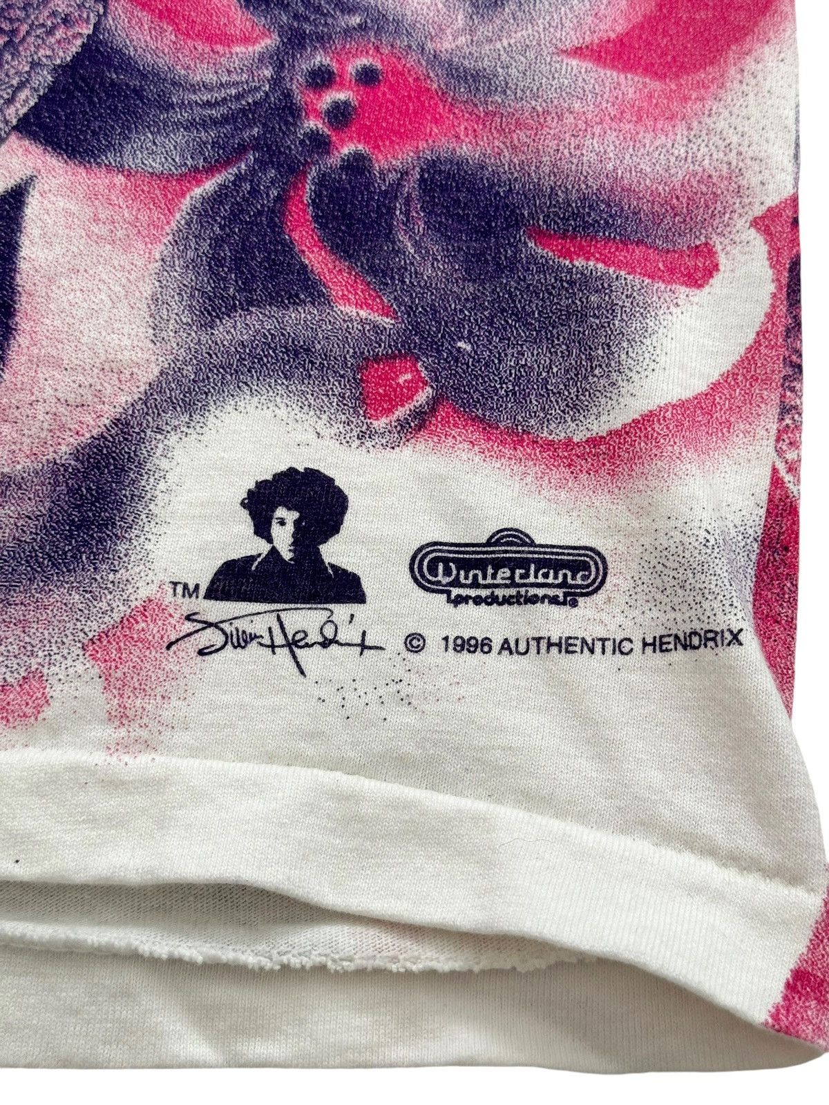 Vintage 1980’s Jimi Hendrix Allover Tiedye Print Shirt Size US L / EU 52-54 / 3 - 4 Thumbnail
