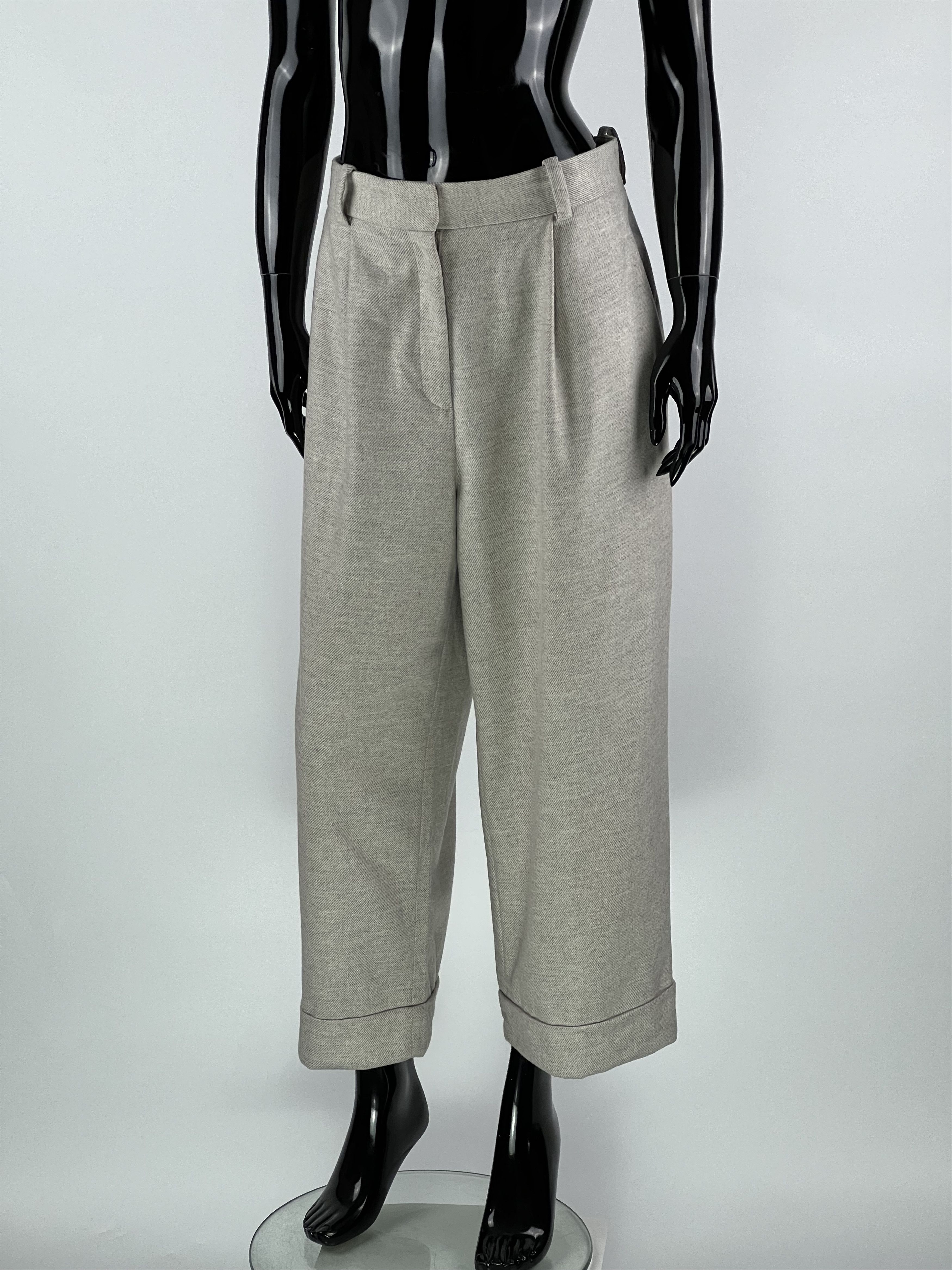 Cos COS Women's Gray Wool Cashmere Pants Size EUR42 Size 34" / US 12 / IT 48 - 1 Thumbnail