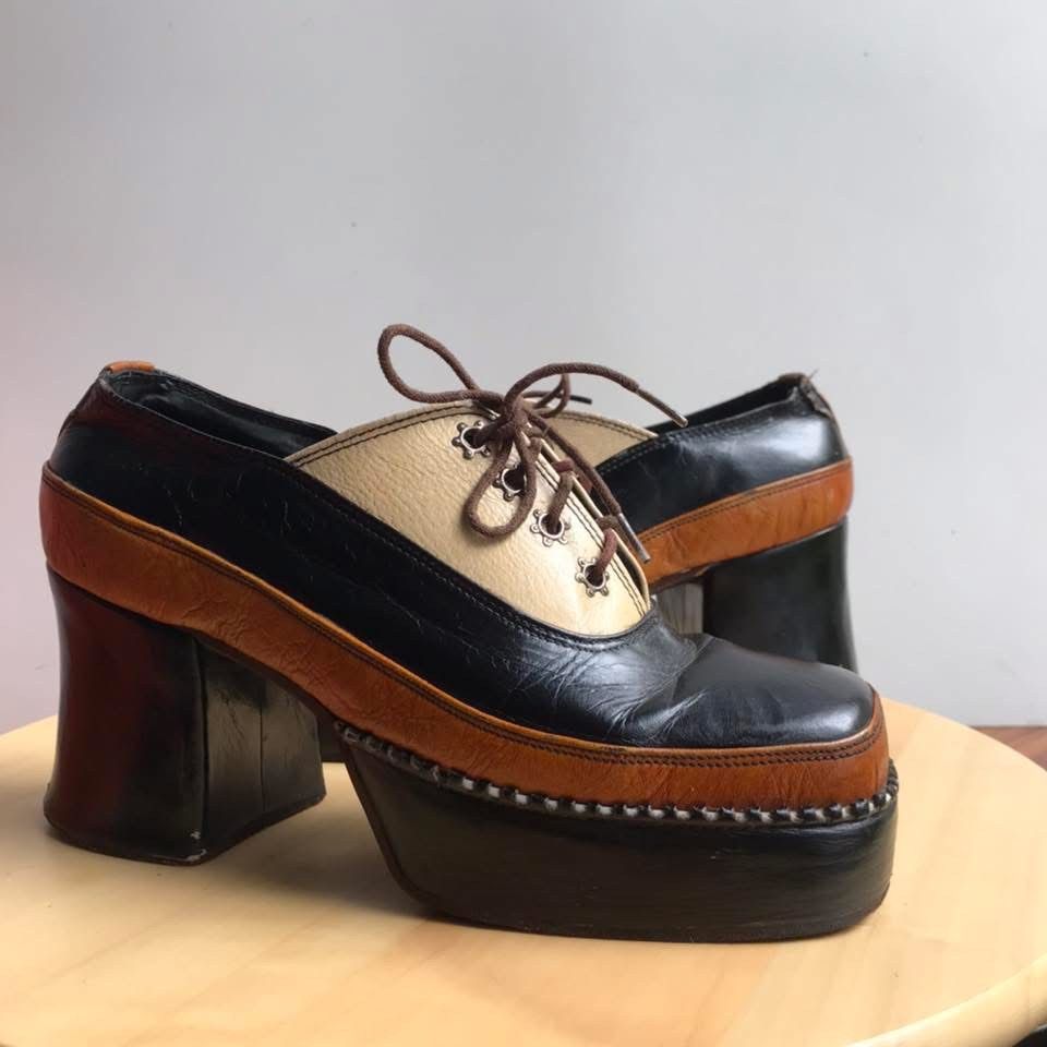 Vintage Vintage cherie by exotic germany 70s glamrock bootboys glam Size US 6 / EU 39 - 3 Thumbnail