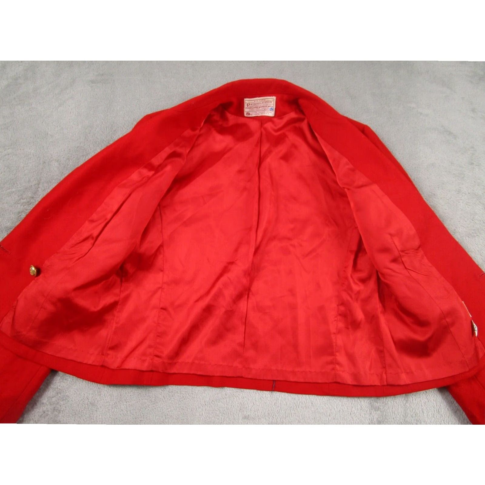 Pendleton VINTAGE Pendleton Wool Blazer Womens Petite Red 90s Preppy Jacket Size XL / US 12-14 / IT 48-50 - 5 Thumbnail