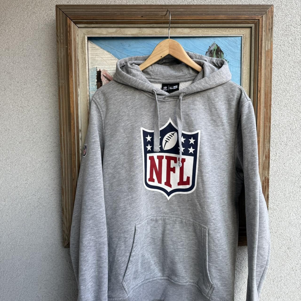 NFL NFL grey hoodie with embroidered logo Size US M / EU 48-50 / 2 - 2 Thumbnail