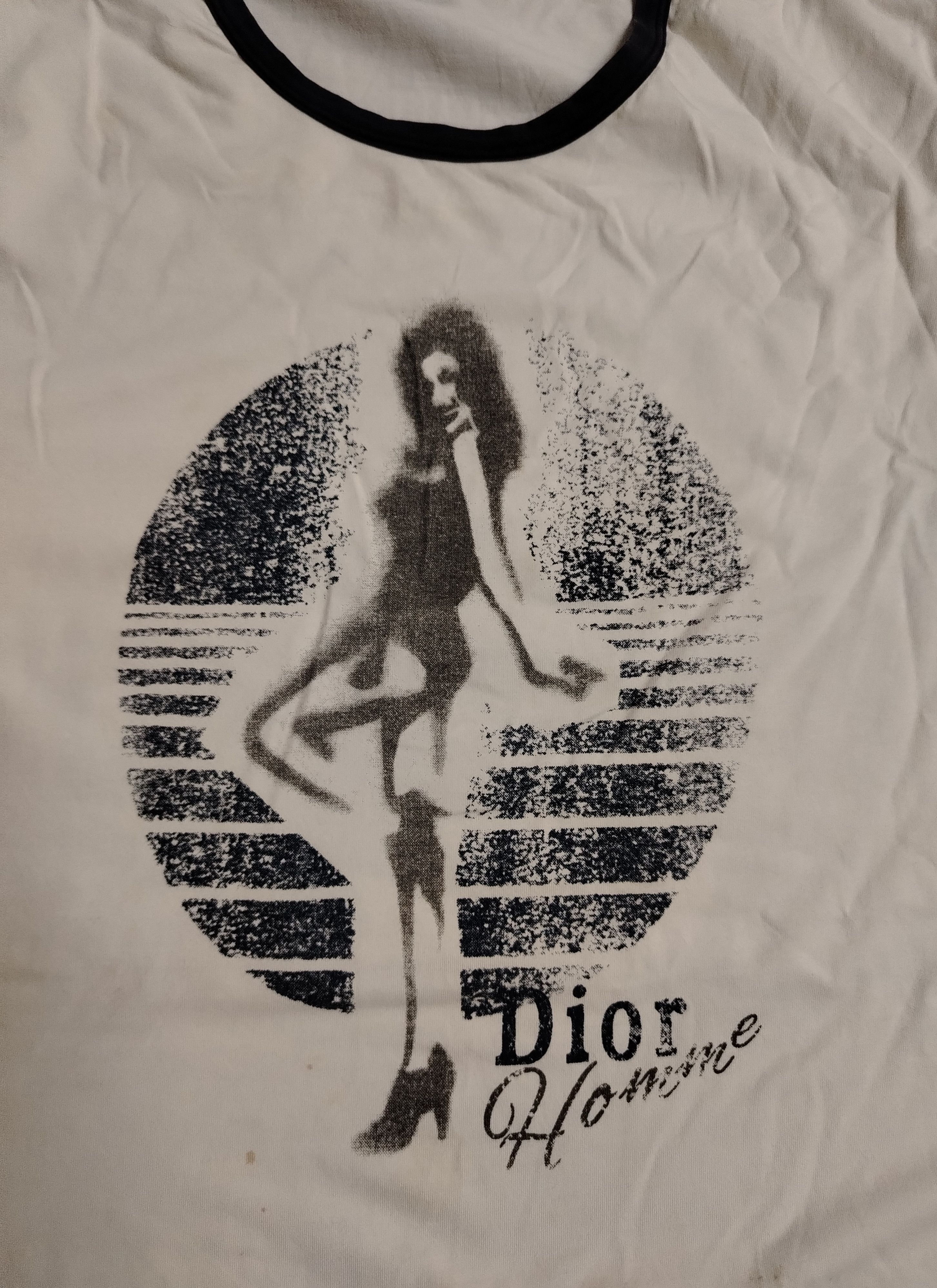 Dior Dior Homme ringer t shirt Size US XL / EU 56 / 4 - 9 Thumbnail