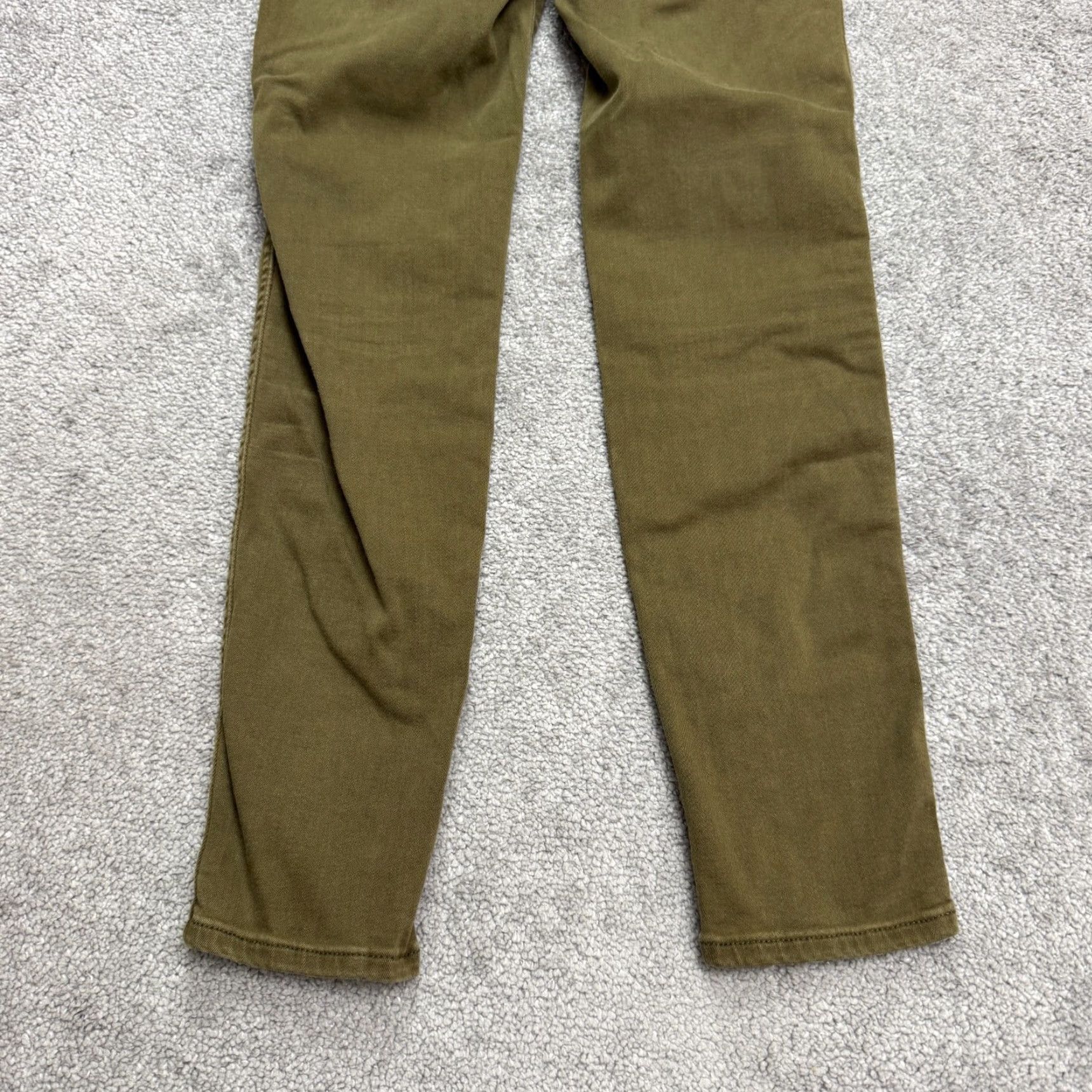 Madewell Madewell Jeans 10" High Rise Skinny Denim Womens 26 Olive Green Stretch Casual City Grunge Outdoor Size 26" / US 2 / IT 38 - 4 Thumbnail