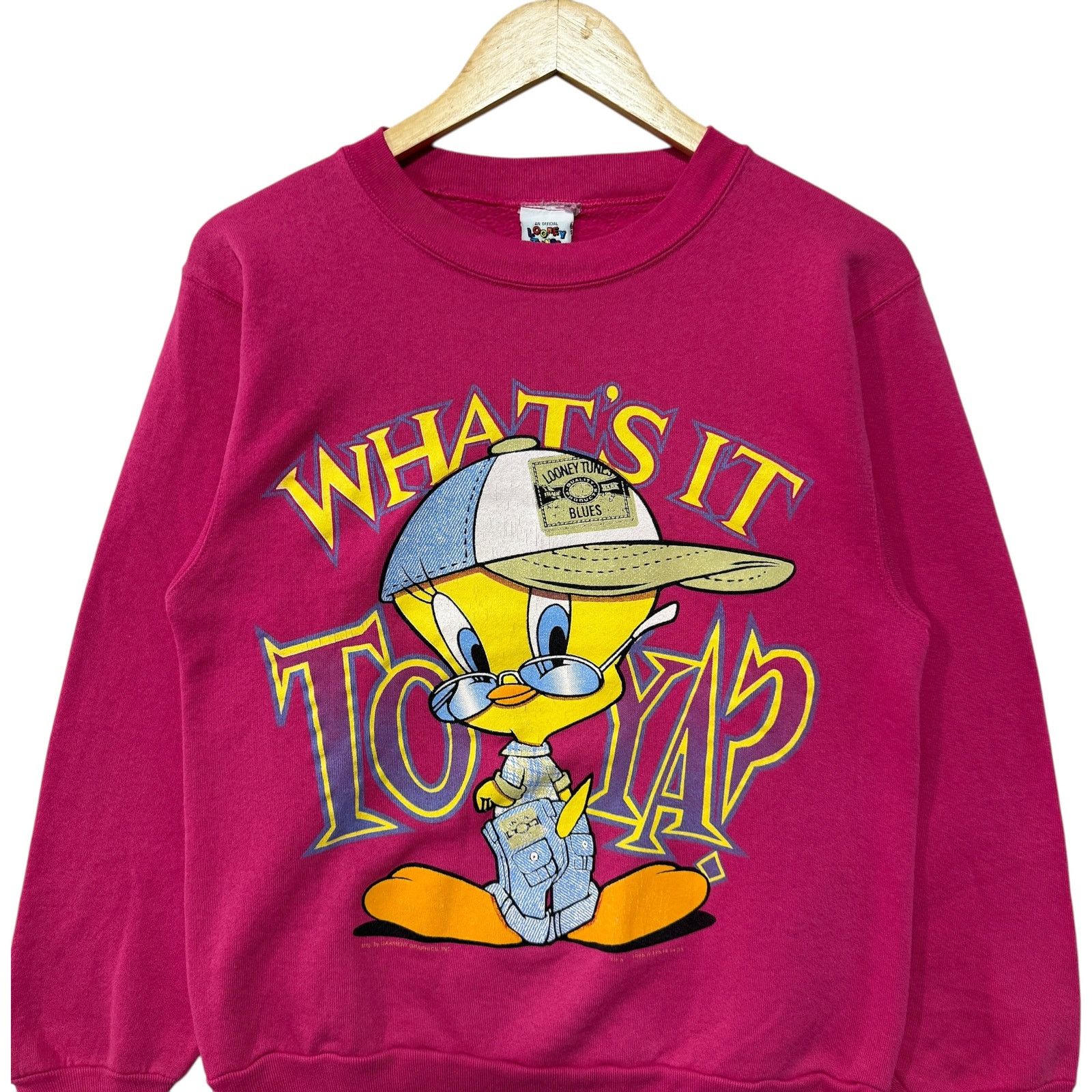Vintage Vintage Tweety Bird "What's It To Ya?" Crewneck S/M Size US S / EU 44-46 / 1 - 2 Thumbnail