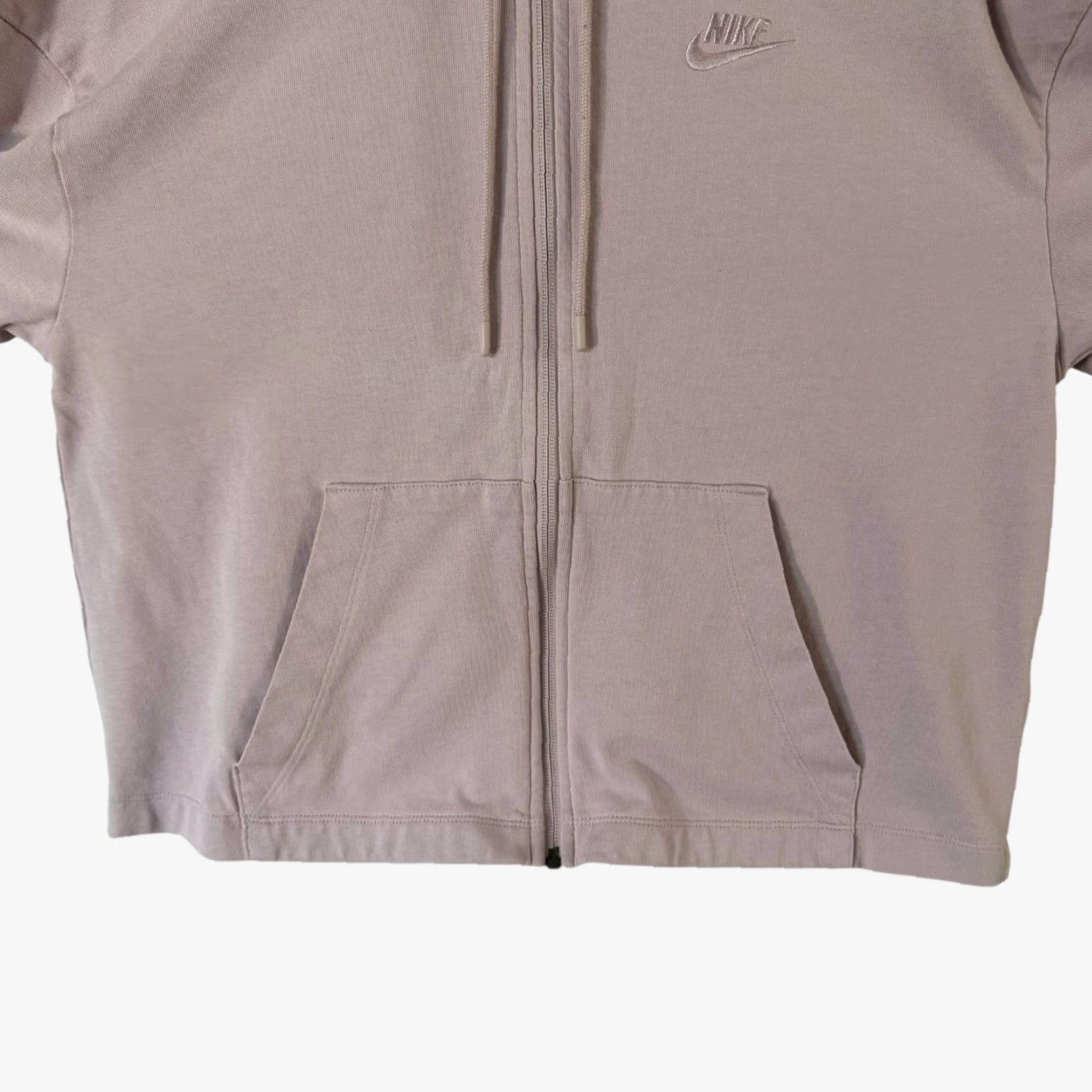 Nike Nike Sportswear Hoodie Jacket Pink Women's M Cotton Full Zip Hoodie Lightweight Logo Pockets Casual Activewear Spring Fall Winter 100% Cotton Size M / US 6-8 / IT 42-44 - 7 Thumbnail