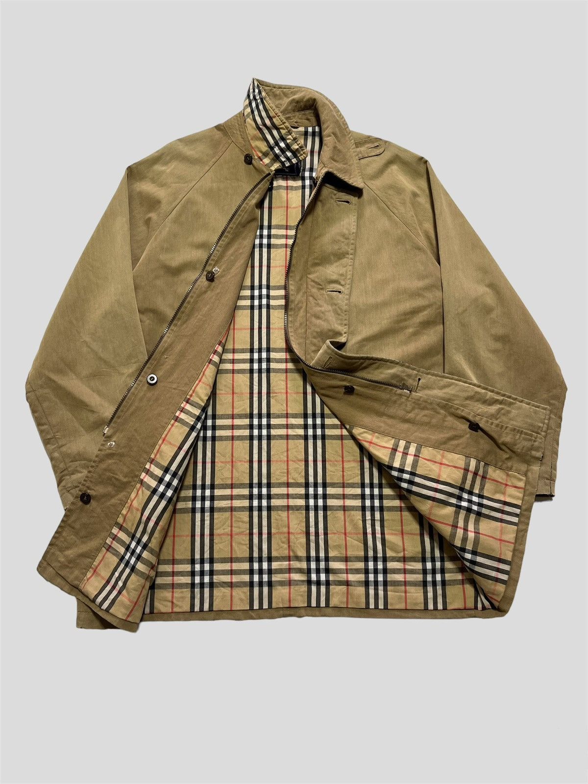 Burberry Burberry Trench Coat Jacket Size US L / EU 52-54 / 3 - 3 Thumbnail