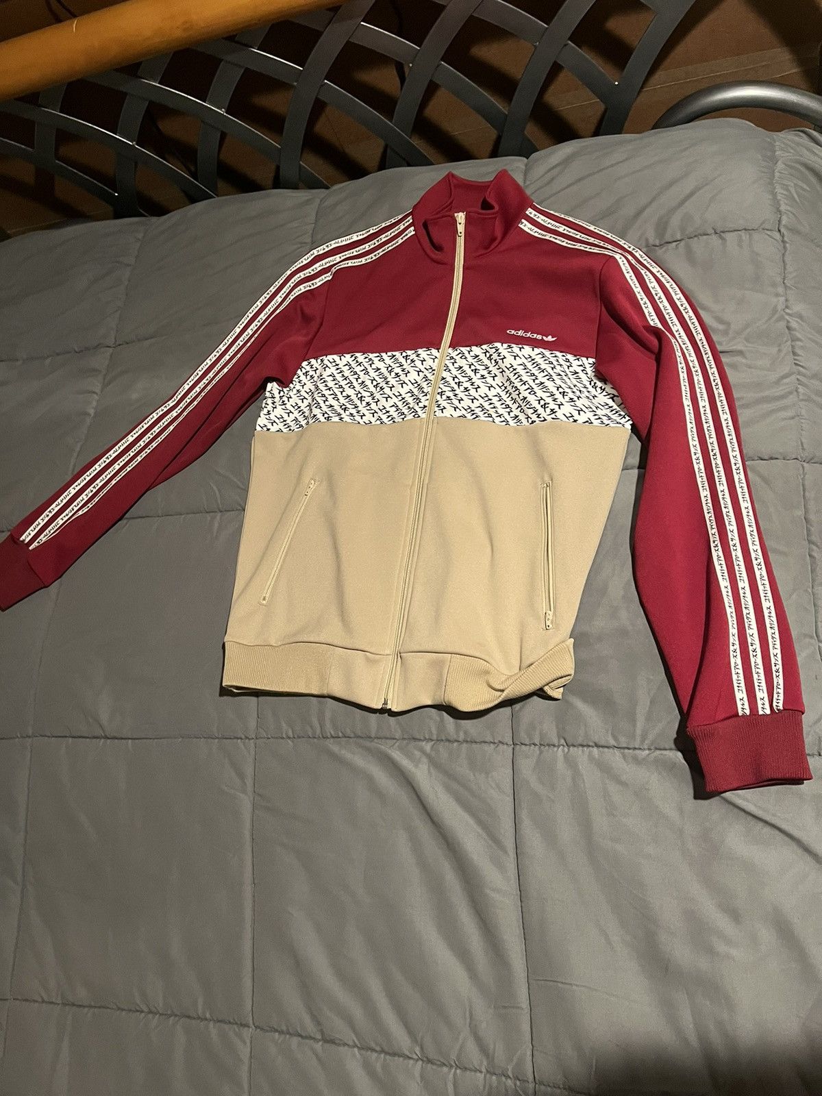 image of Adidas x United Arrows & Sons Track Jacket From Japan in Maroon, Men's (Size XS)