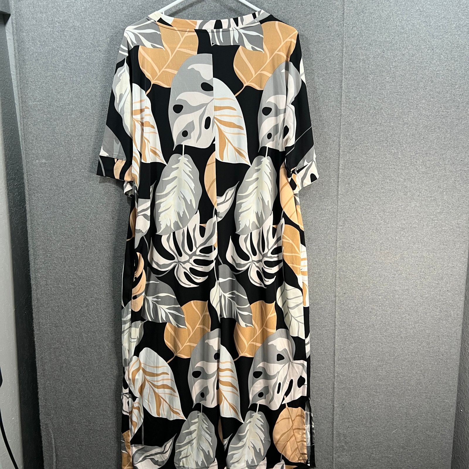 Other Breezies Lounge Blissful Breeze Short Sleeve Caftan Black Size XS / US 0-2 / IT 36-38 - 3 Thumbnail