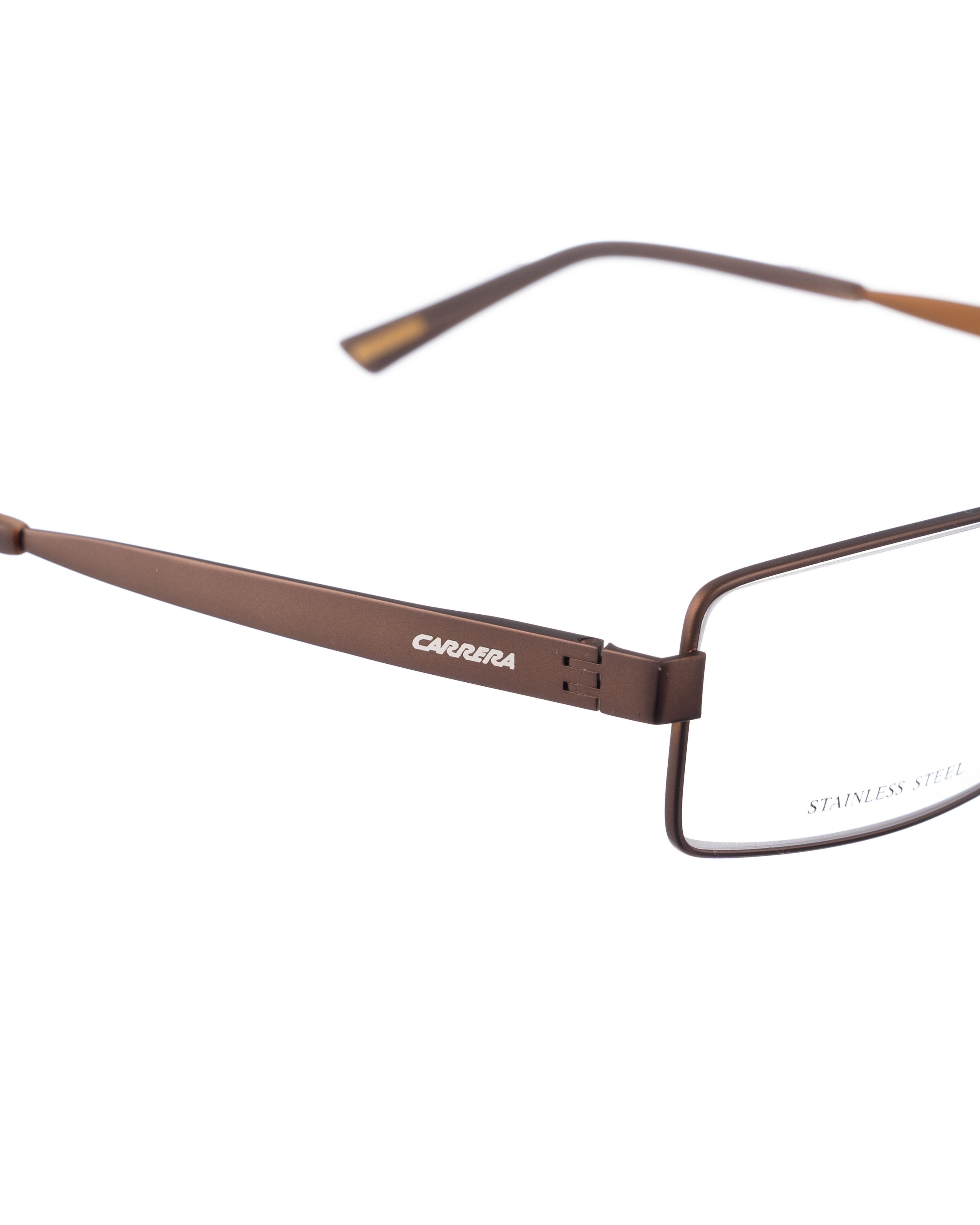 Carrera Carrera 00's Brown Metallic Matte Rectangular Glasses Size ONE SIZE - 3 Thumbnail