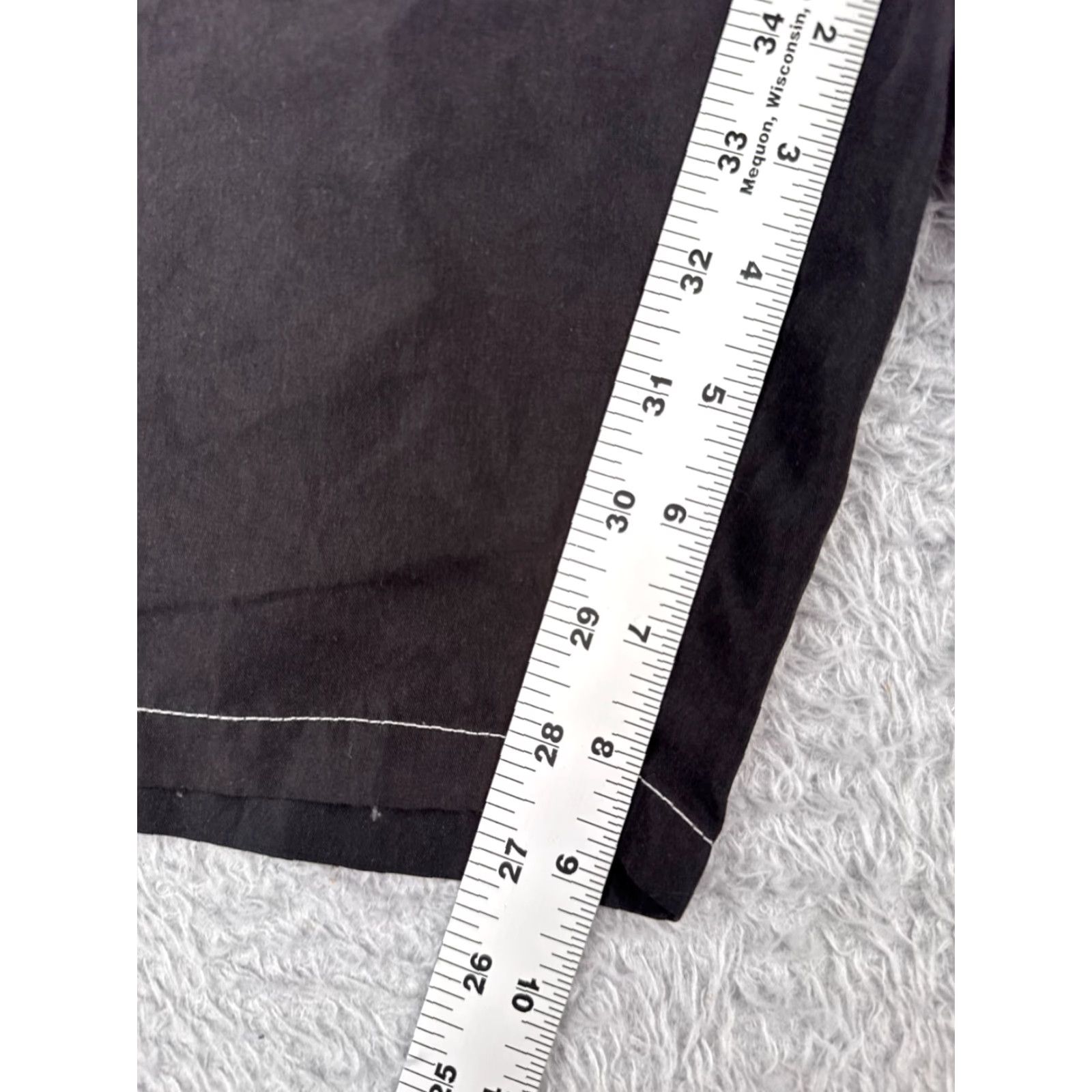 Vintage VINTAGE Unbranded Swim Trunks Mens Medium Black Pattern Solid 100% Polyester Beach Pool Lined Drawstring Size US 31 - 7 Thumbnail