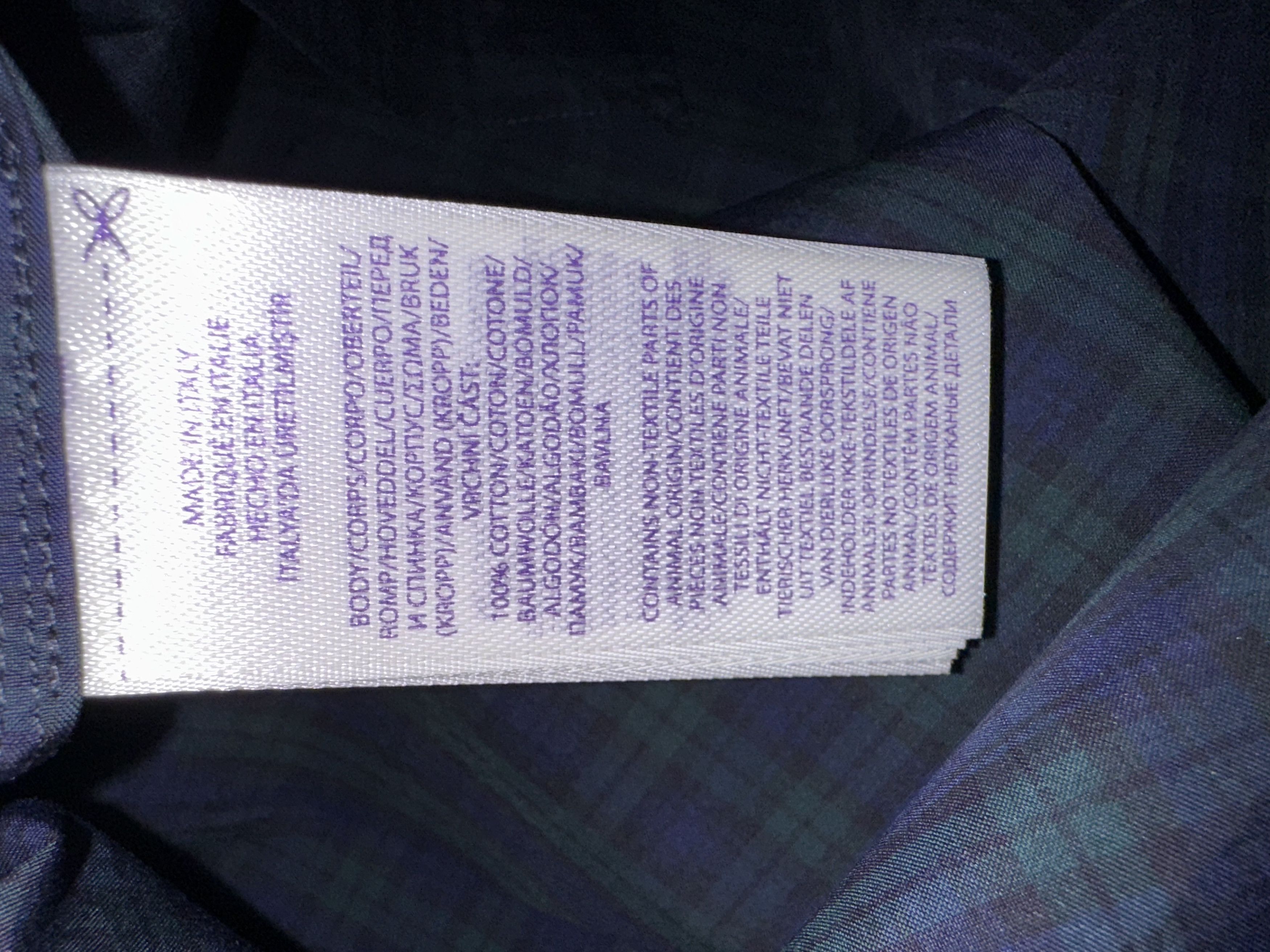 Ralph Lauren Purple Label RALPH LAUREN P-LABEL Cotton Poplin Tartan Shirt $495 16.5 Size US XL / EU 56 / 4 - 9 Thumbnail