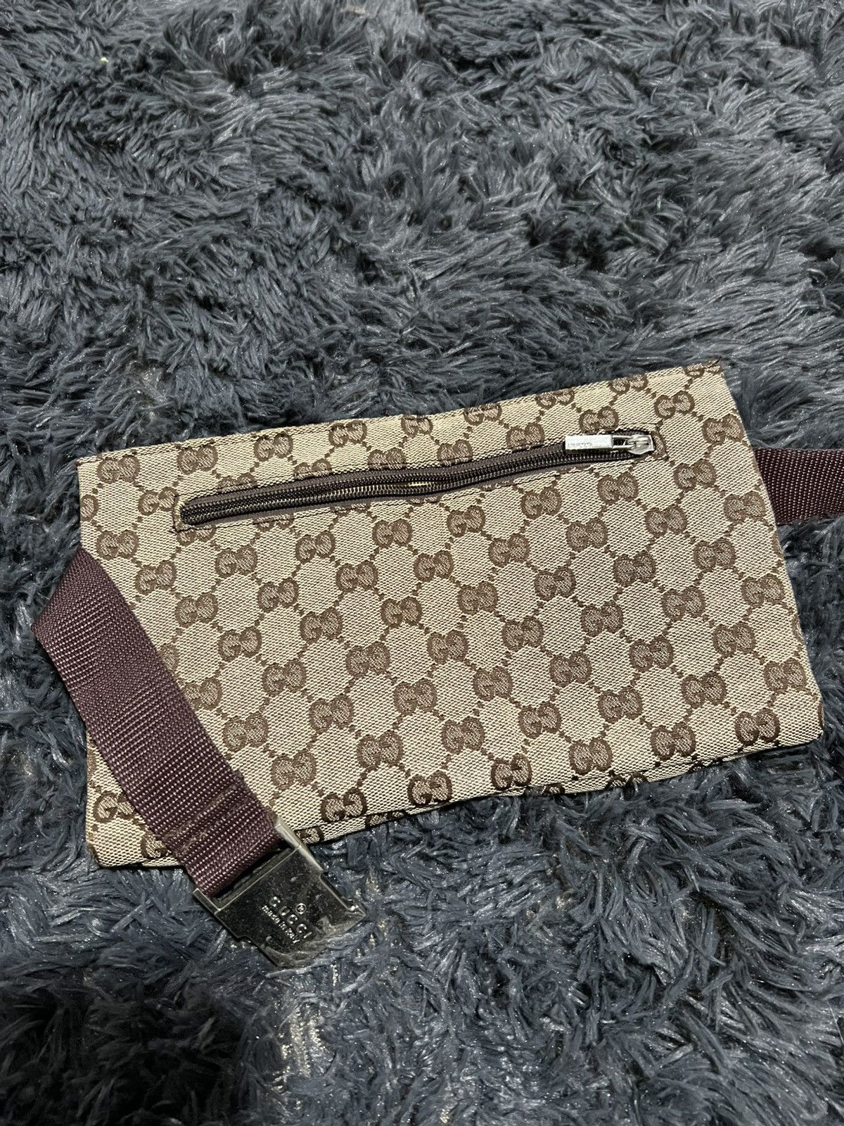 Gucci Gucci Brown GG Monogram Canvas Leather Size ONE SIZE - 4 Thumbnail