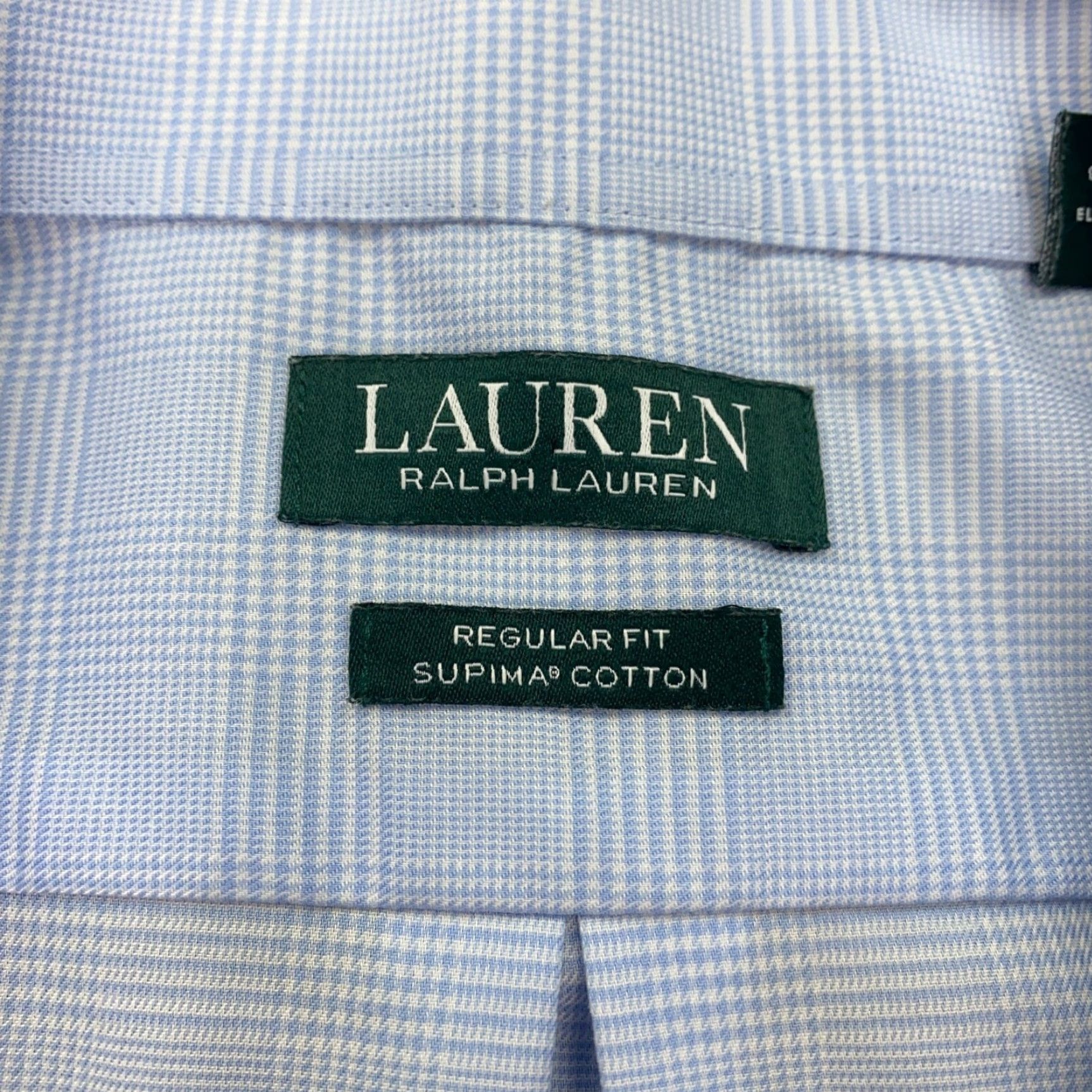Ralph Lauren Ralph Lauren LRL Mens Shirt 2XL Blue Plaid Regular Fit Supima Cotton Button-Up Casual Workwear Blue 2XL Mens Shirt Size US XXL / EU 58 / 5 - 3 Thumbnail