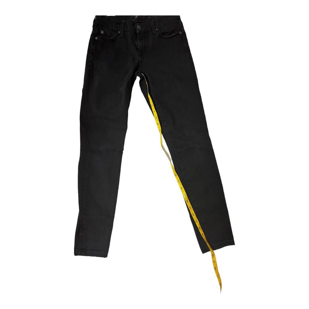 7 For All Mankind 7 For All Mankind l The Skinny Black Jeans Size 26 Size 26" / US 2 / IT 38 - 5 Thumbnail