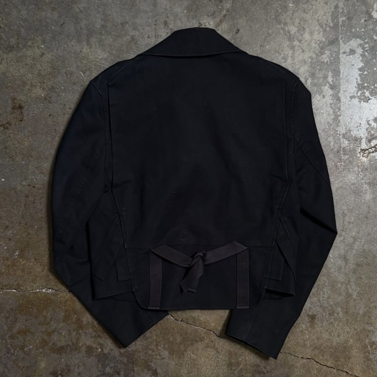 Helmut Lang HELMUT LANG BLACK MOTORCYCLE JACKET - S Size S / US 4 / IT 40 - 4 Thumbnail