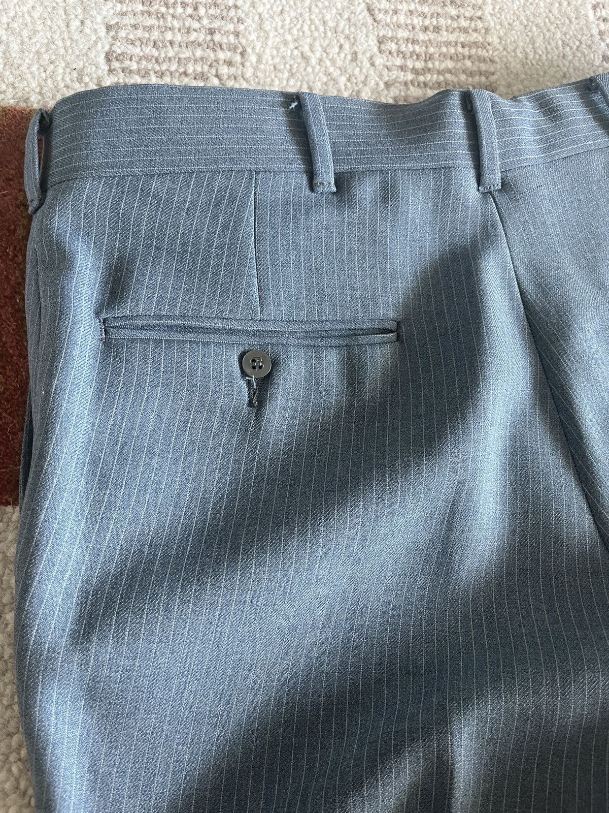 Other Light blue pinstripe trousers Size 36R - 2 Thumbnail