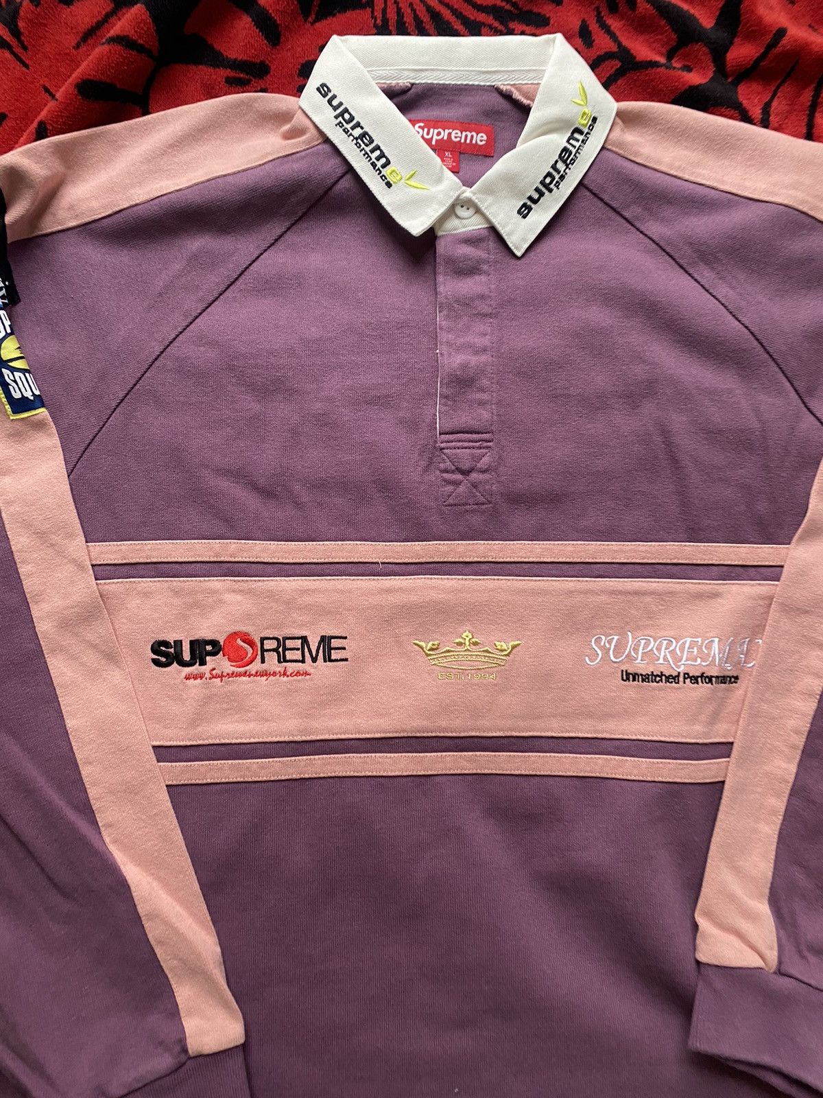 Supreme Chest Stripe Rugby XL - Tops