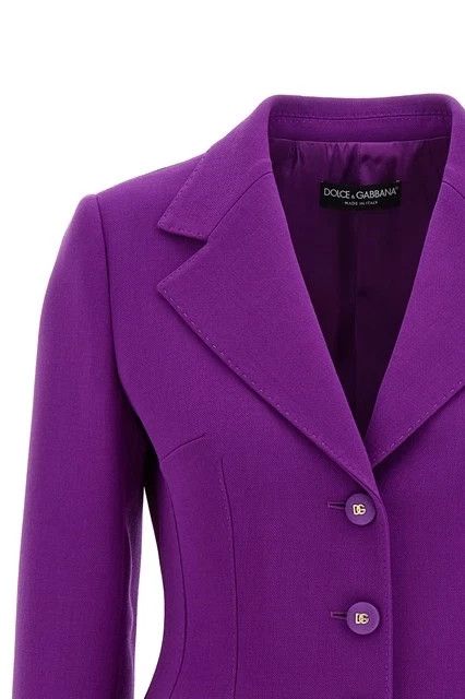 Dolce & Gabbana DOLCE&GABBANA Purple Wool Blazer Jacket New & Authentic Size XL / US 12-14 / IT 48-50 - 3 Thumbnail