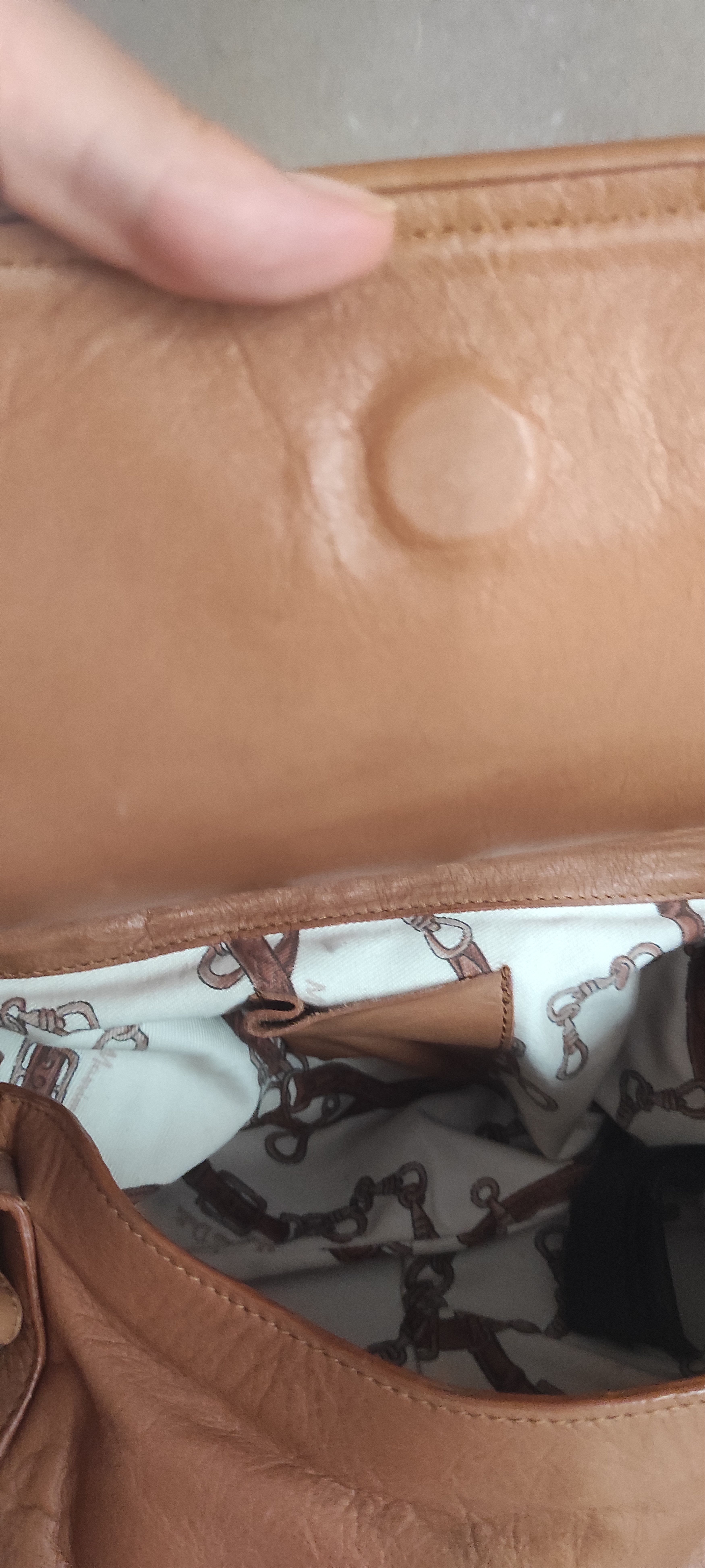 Massimo Dutti Massimo Dutti Satchel Bag Camel Leather Crossbody Bag Size ONE SIZE - 17 Thumbnail