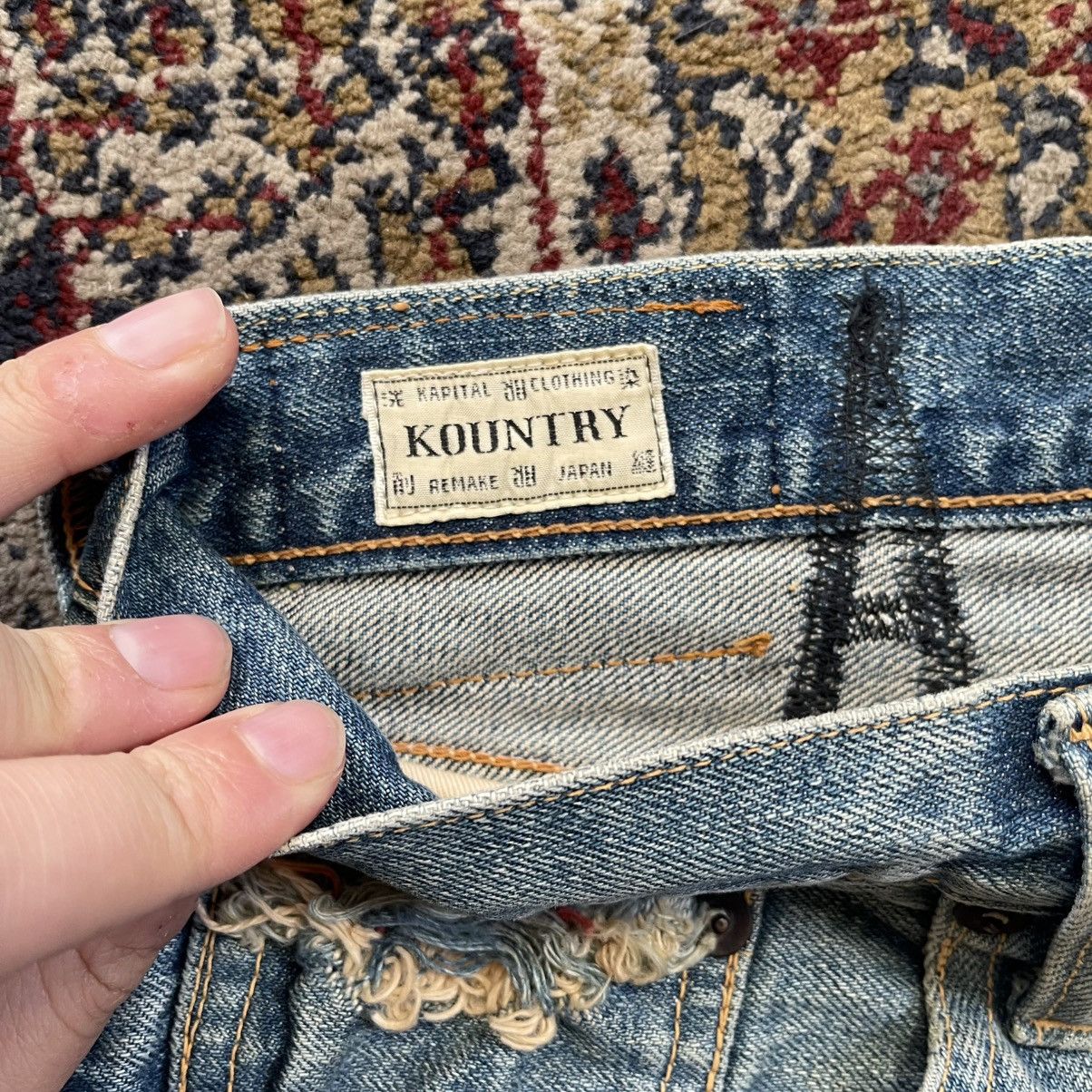 Kapital Kapital Kountry RARE Bone Selvedge Denim Shorts NAPA sz 31 Size US 31 - 6 Thumbnail