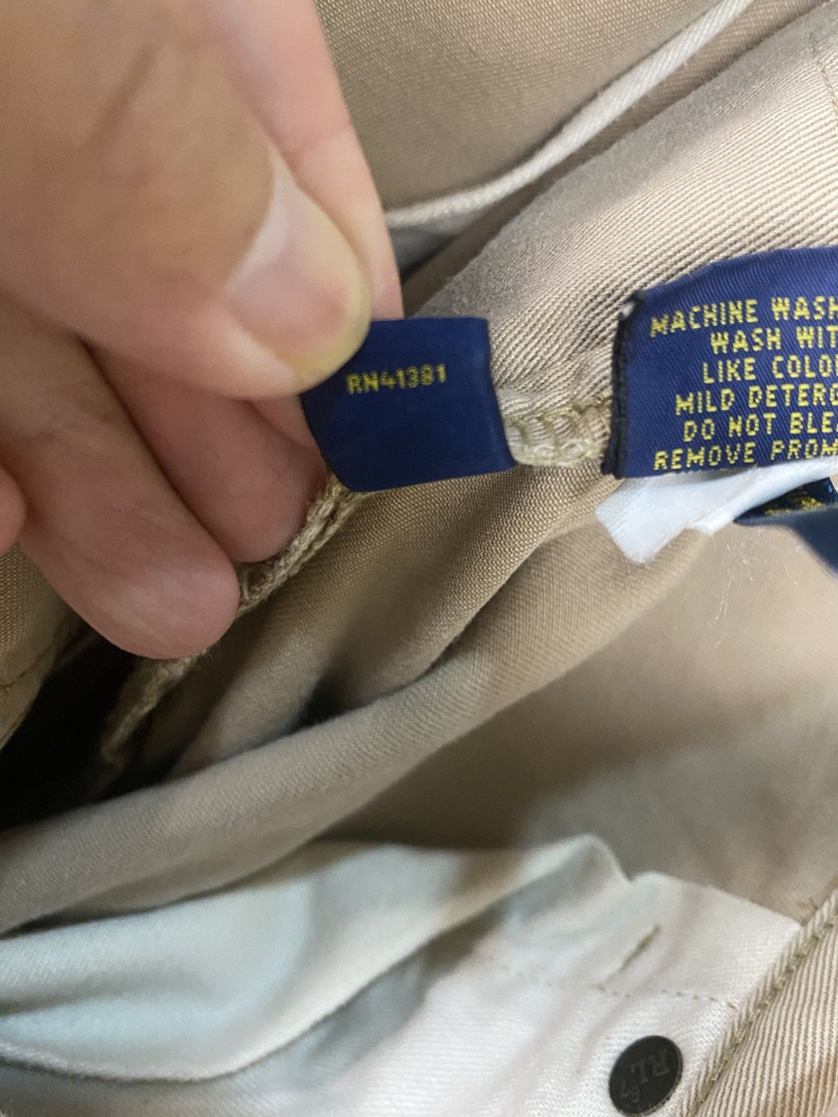 Polo Ralph Lauren Polo Ralph Lauren Original Chino Pants (Khaki/Beige) Size US 38 / EU 54 - 11 Thumbnail