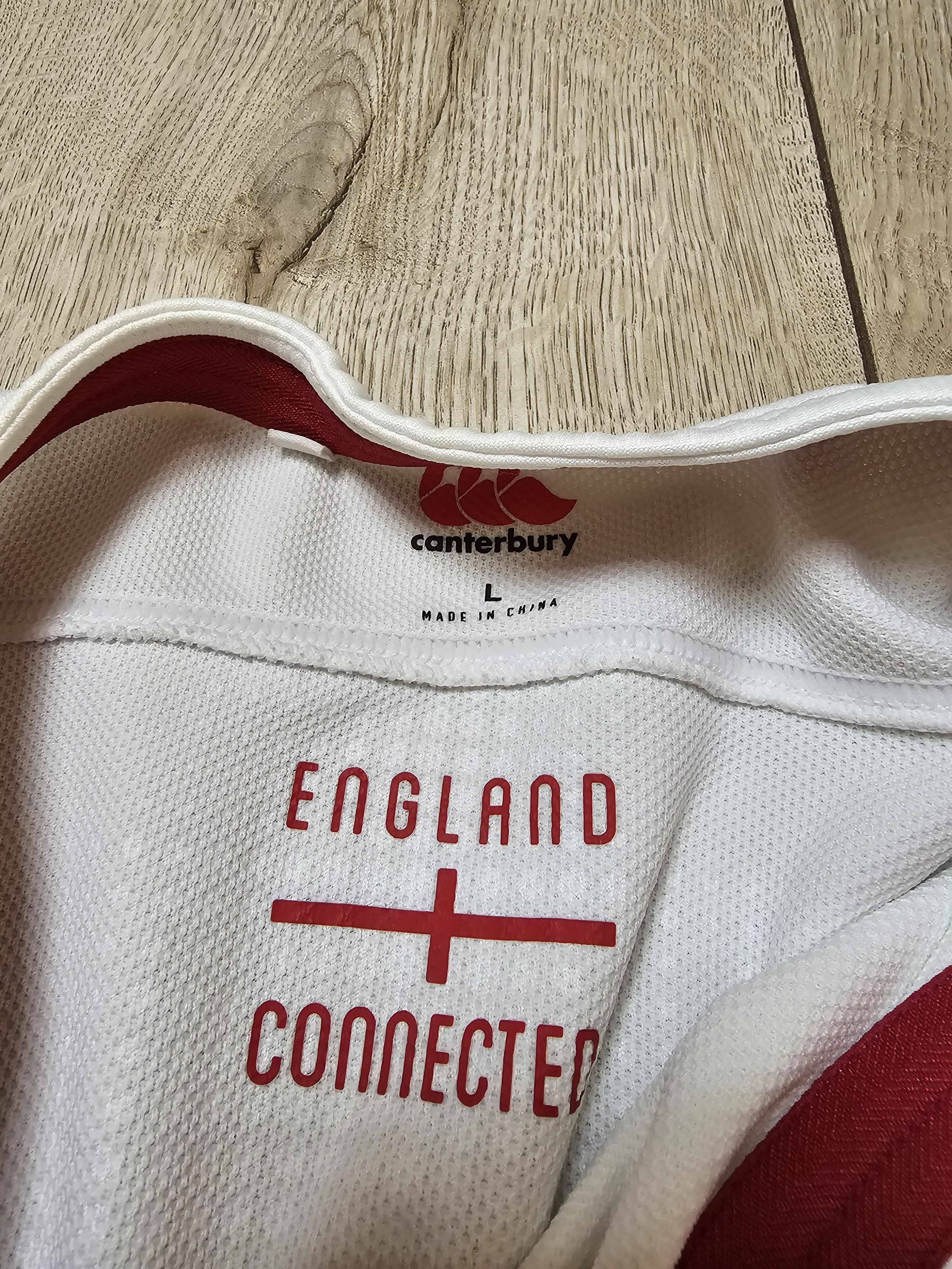 Canterbury of New Zealand ENGLAND RUGBY SHIRT RUGBY JERSEY RARE BLACK JERSEY Size US L / EU 52-54 / 3 - 7 Thumbnail