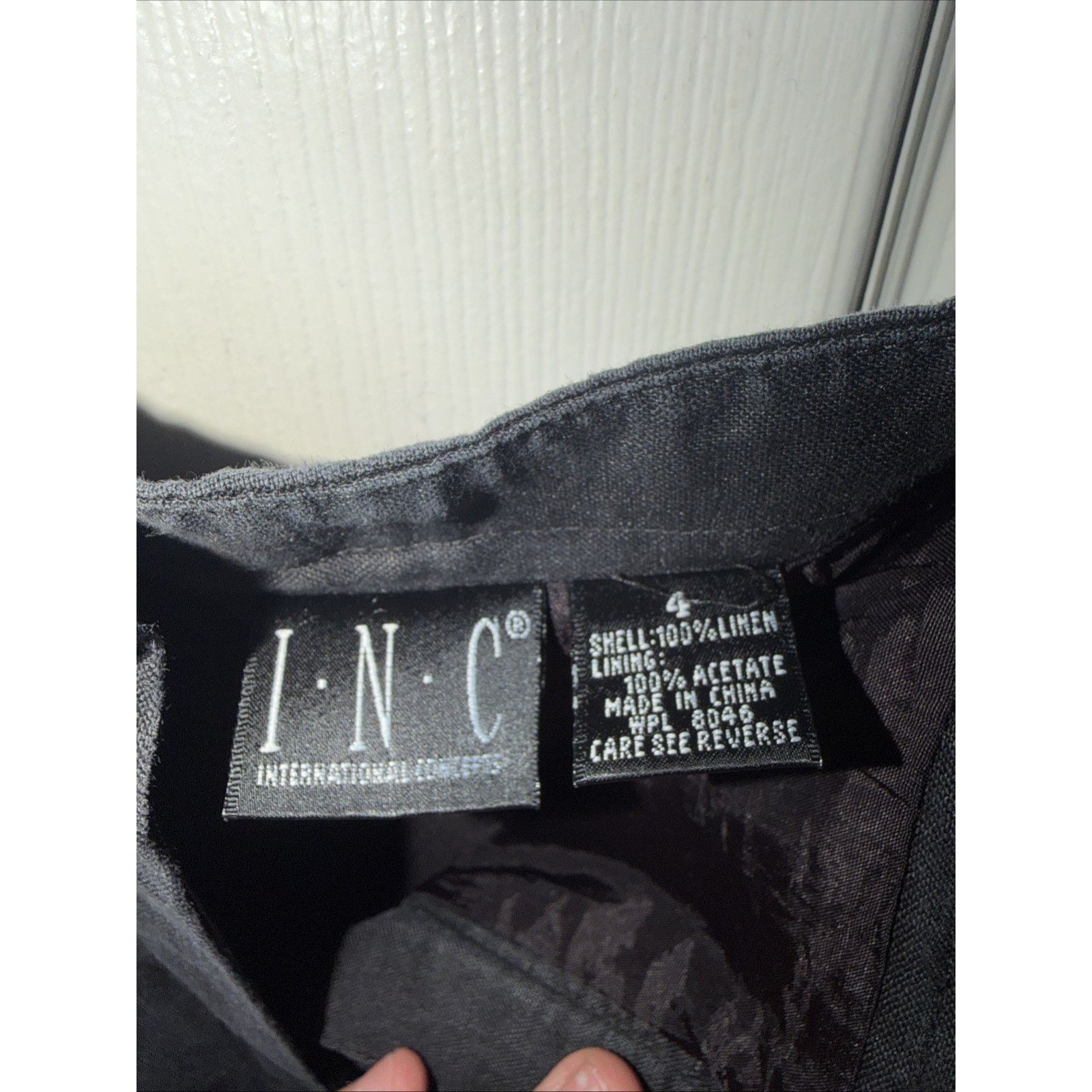 UNIK International Inc. INC International Concepts Womens Black Cargo Pants, Size 4 Size 27" / US 4 / IT 40 - 5 Thumbnail
